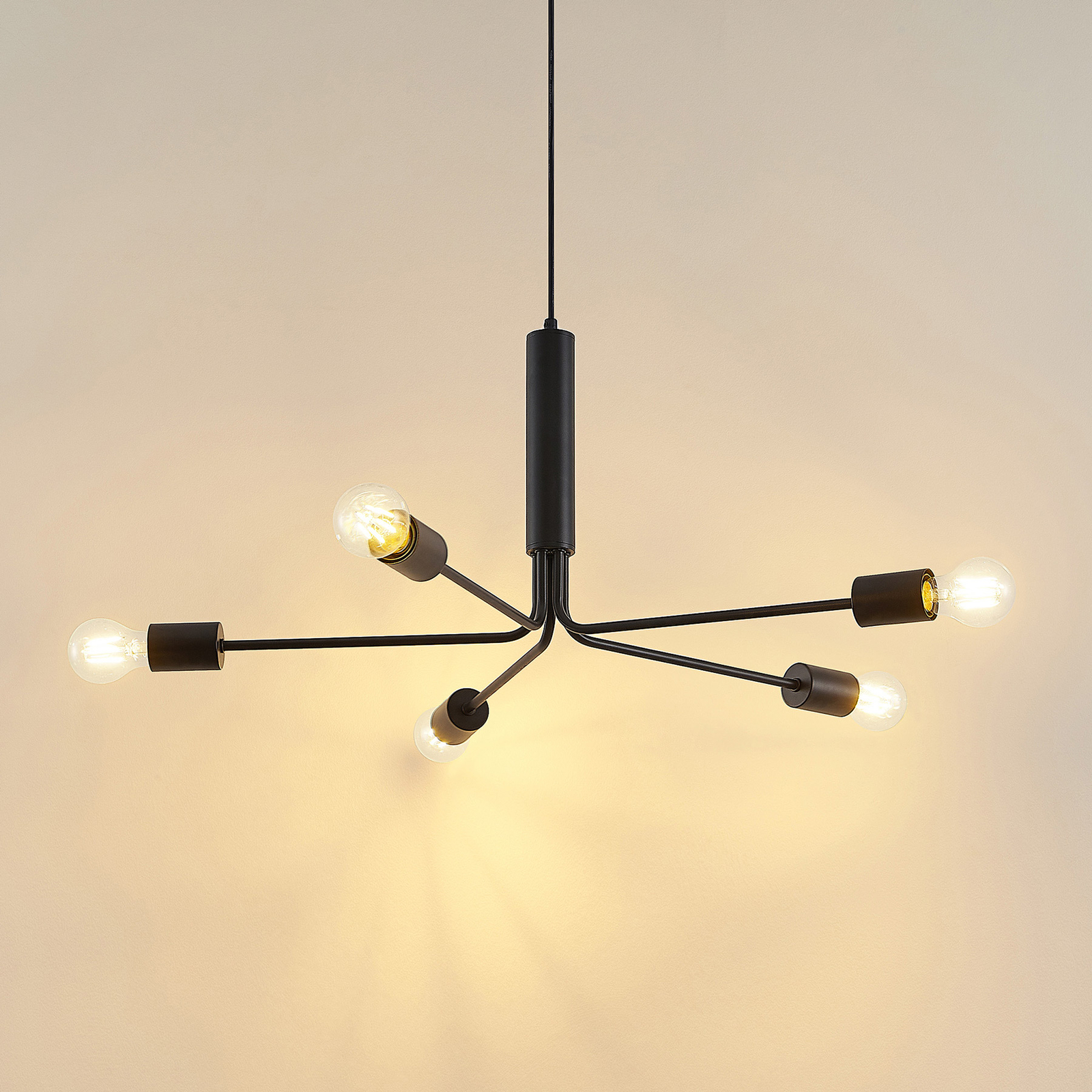 Lindby Imonis hanglamp, 5-lamps
