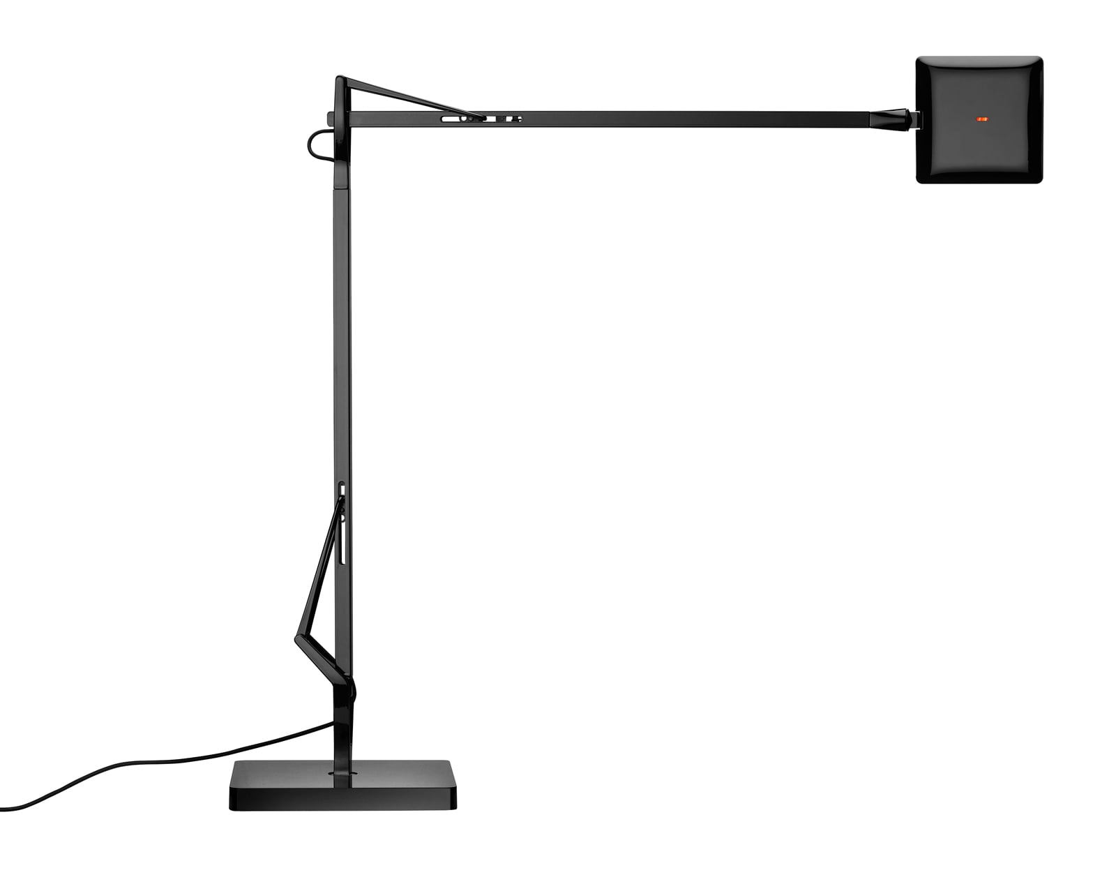 FLOS Kelvin Edge - schwarze LED-Schreibtischlampe