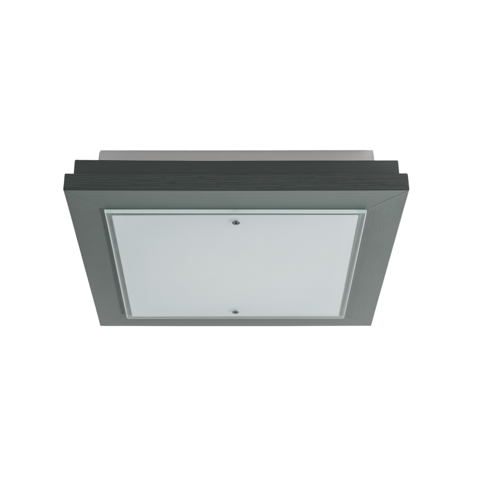 Plafondlamp Tally, breedte 32 cm, saliegroen, hout, E27