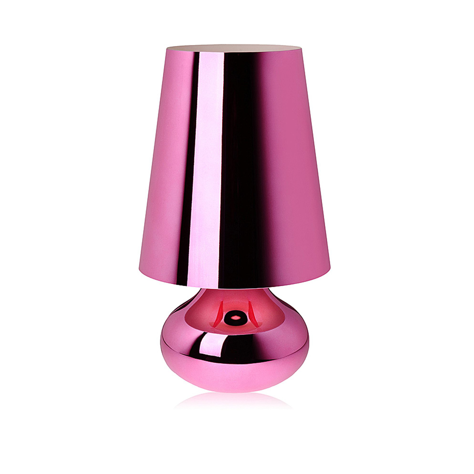 Kartell Cindy stolová LED lampa, ružová metalická