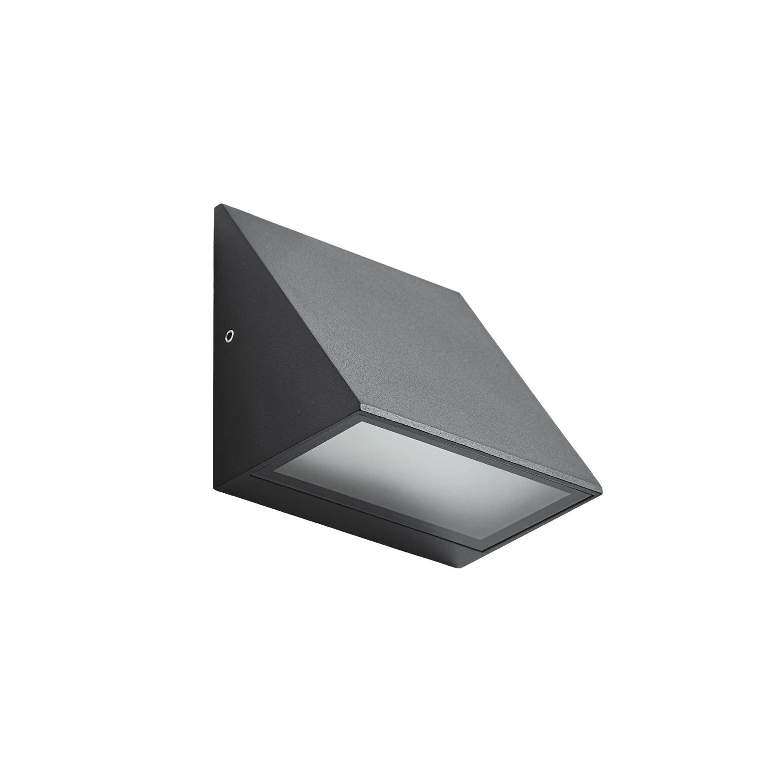 Lindby LED-Außenwandleuchte Triava, schwarz, Aluminium, IP65