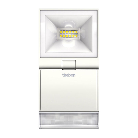 Theben theLeda S10 Strahler 1fl Sensor, 4.000K