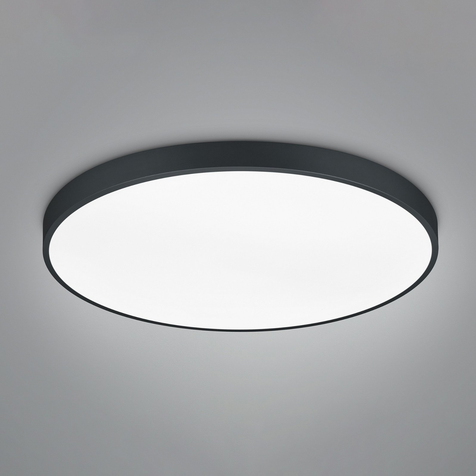 Trio Lighting Plafonieră cu LED Waco CCT Ø 75 cm negru mat - Camera de zi / sufragerie - Metal
