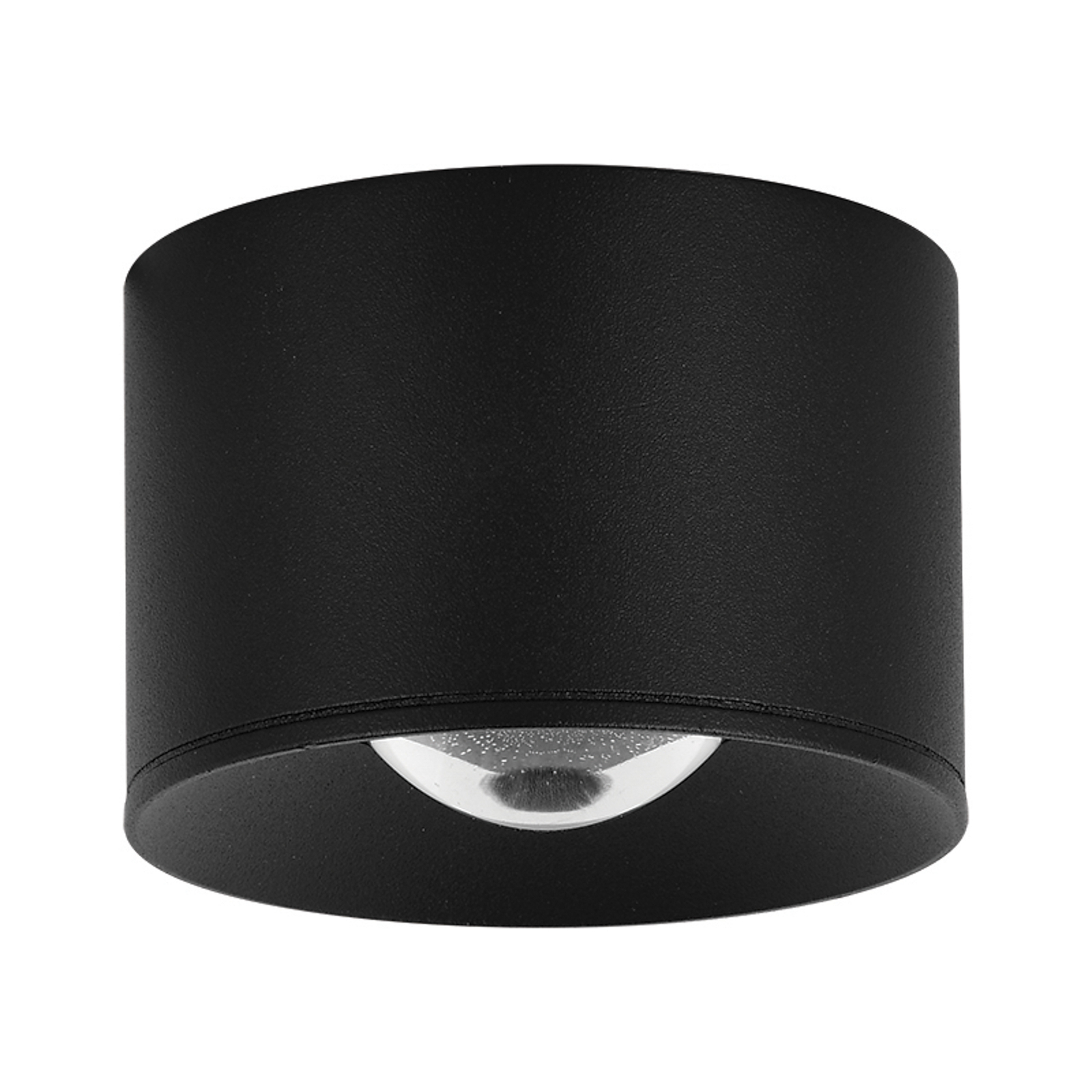 LED utendørs takspotlight S131, Ø 8 cm, sand svart