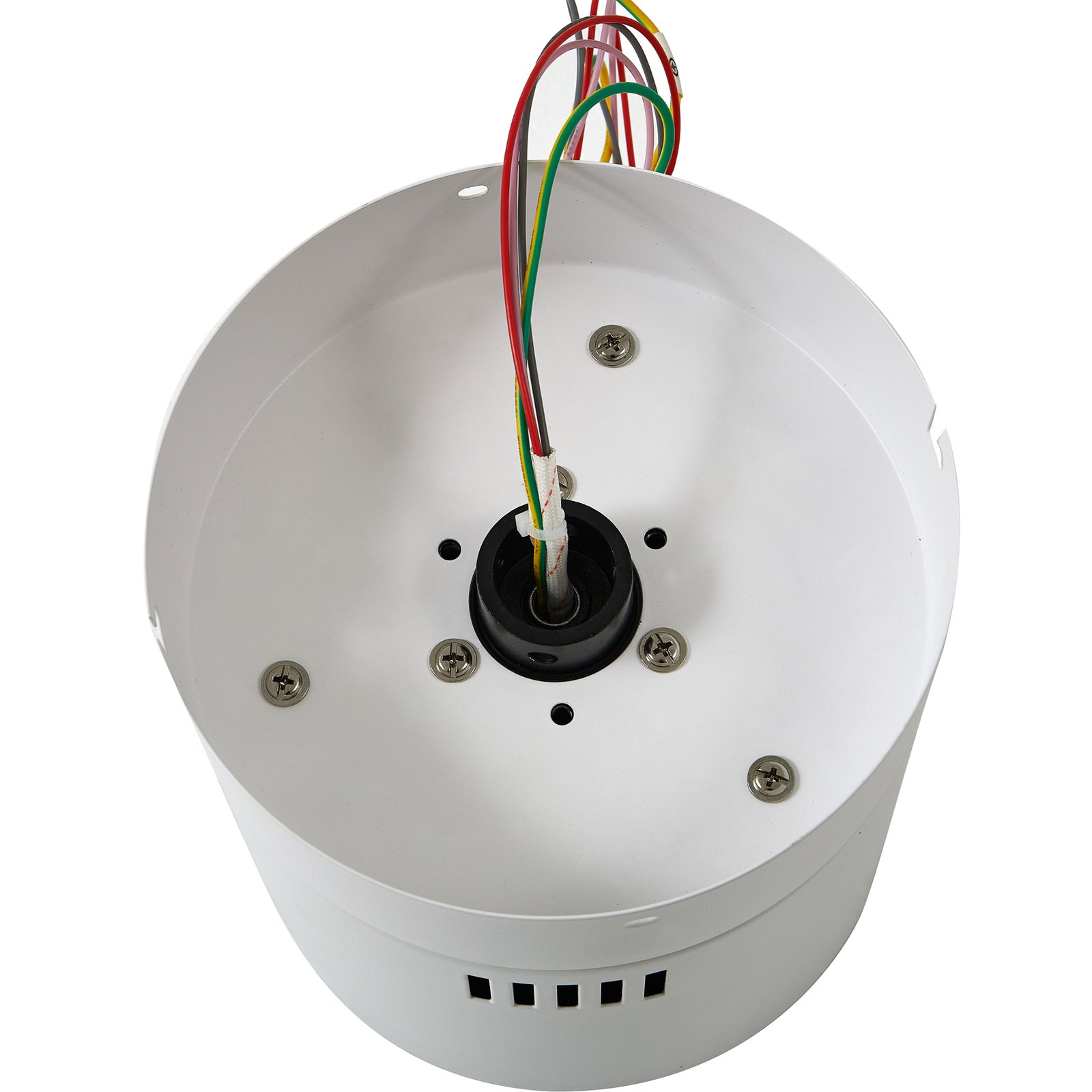 Lucande Deckenventilator Vindur, weiß, DC, leise, Ø 132 cm