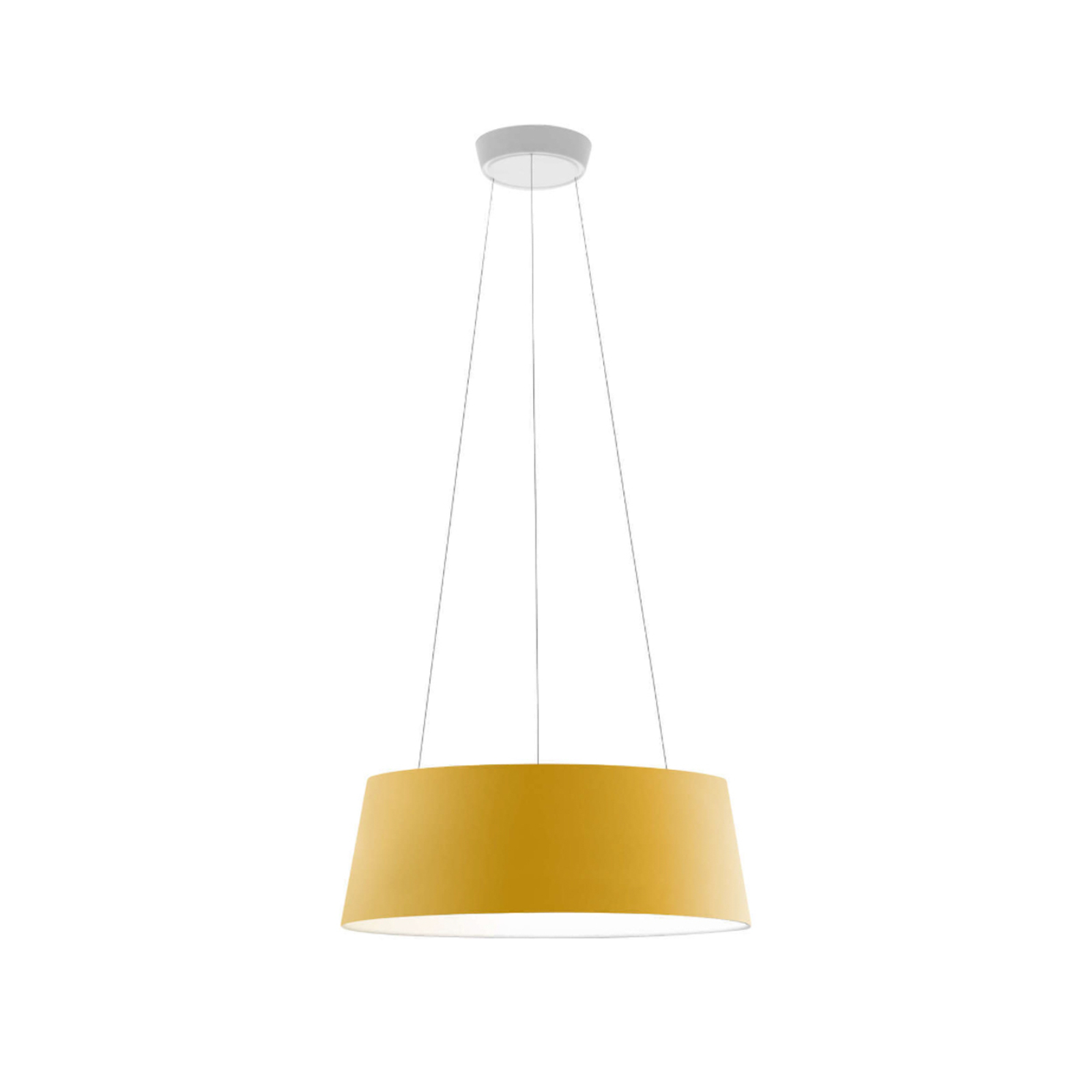 Stilnovo Oxygen LED-hänglampa, gul, Ø 56 cm