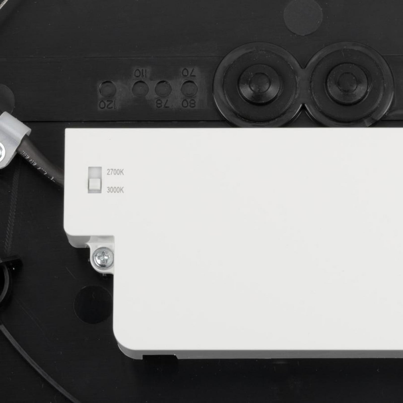 SLV plafonieră LED Decona Ø 30 cm negru/auriu - Baie - Modern - negru auriu - Aluminiu