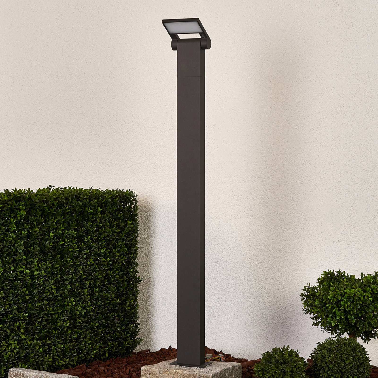 Marius LED Gartenleuchte H100 Graphite - Lucande