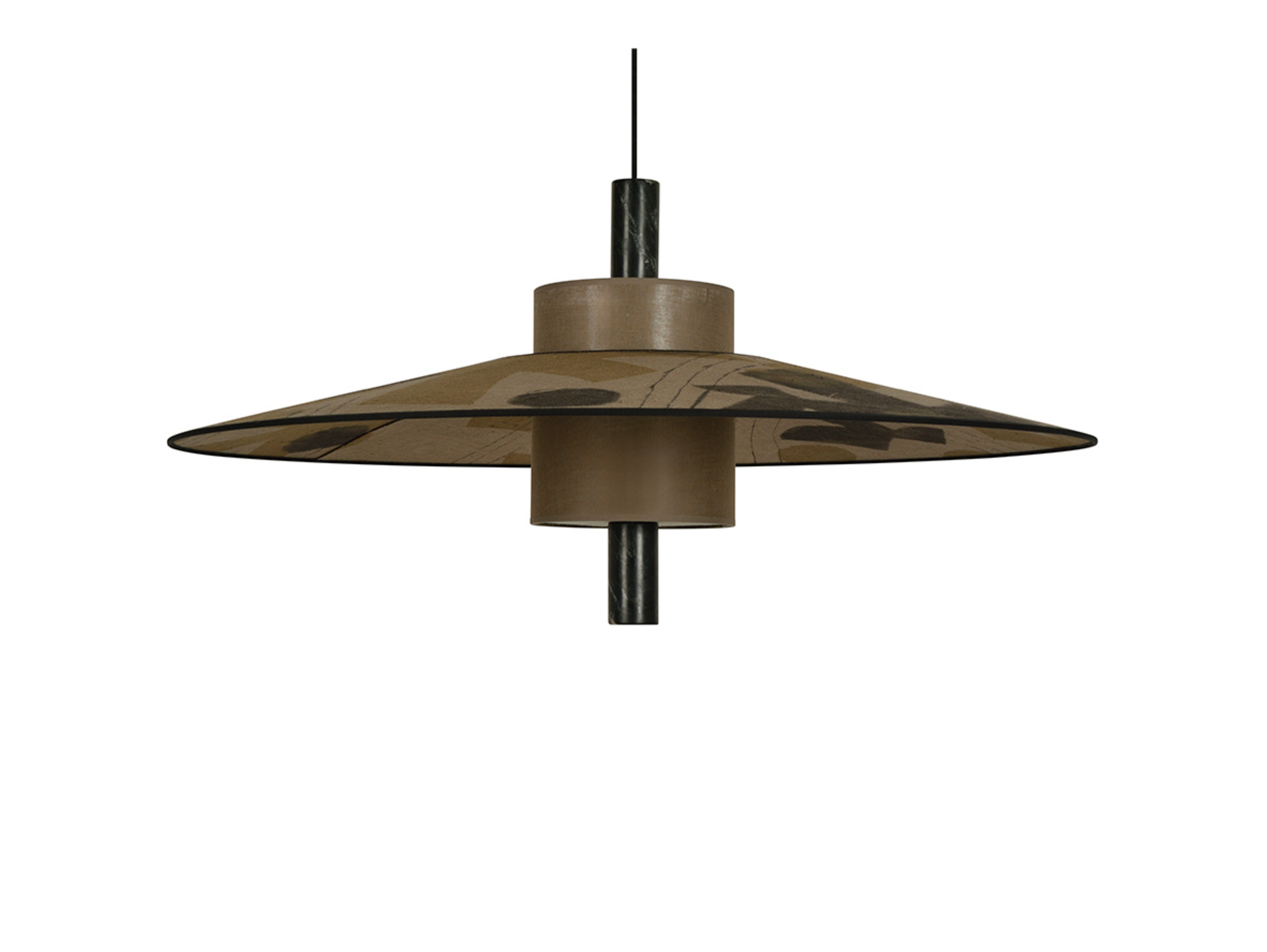 Thésée Pendelleuchte L, braun, Ø 95 cm - Forestier