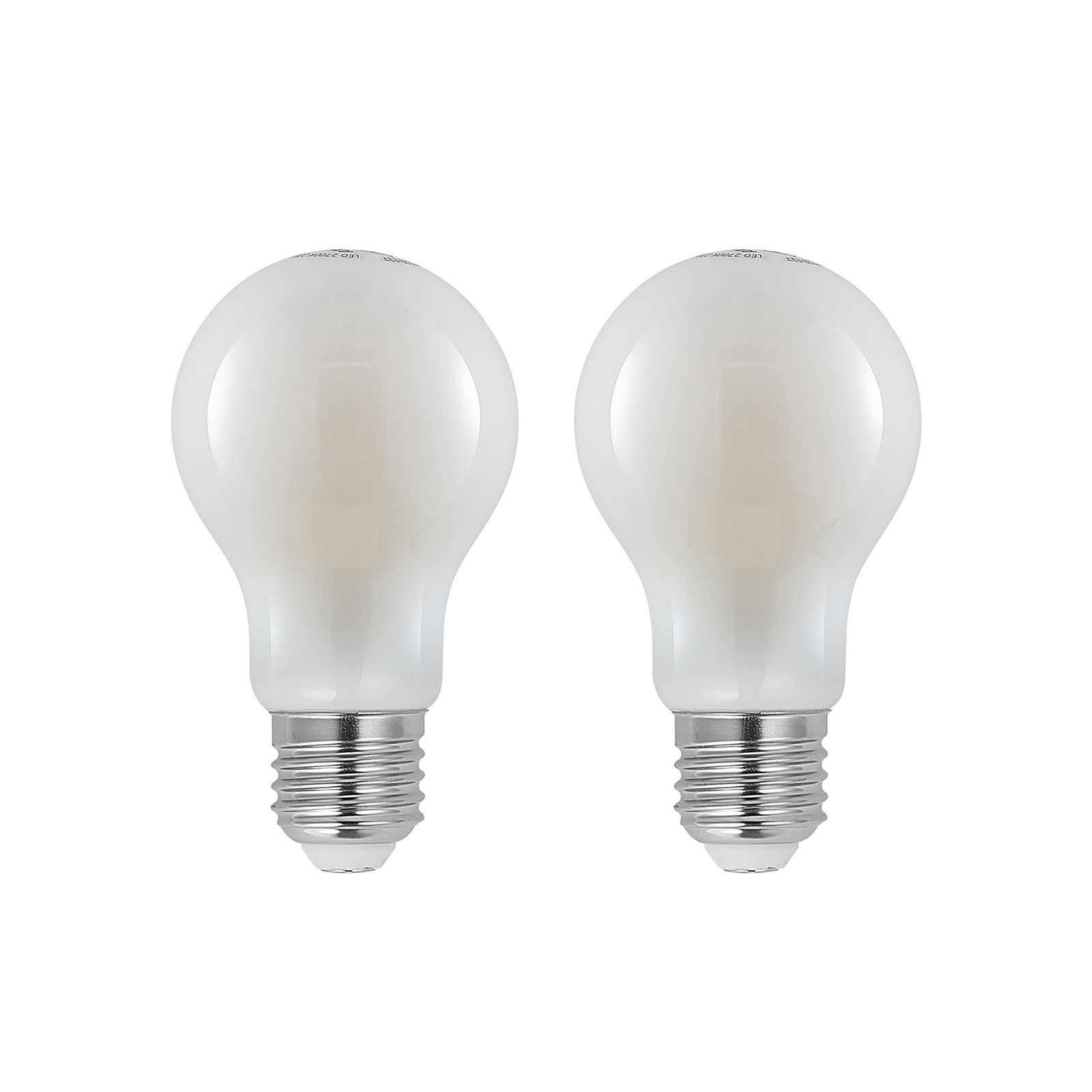LED bulb E27 6 W 2,700 K dimmable opal 2-pack
