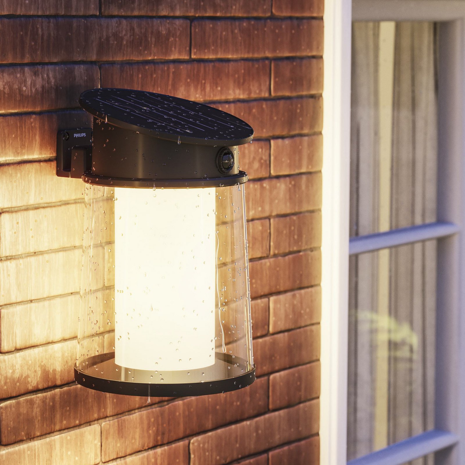 Philips LED-ulkoseinävalaisin Juda UE, anturi, IP44