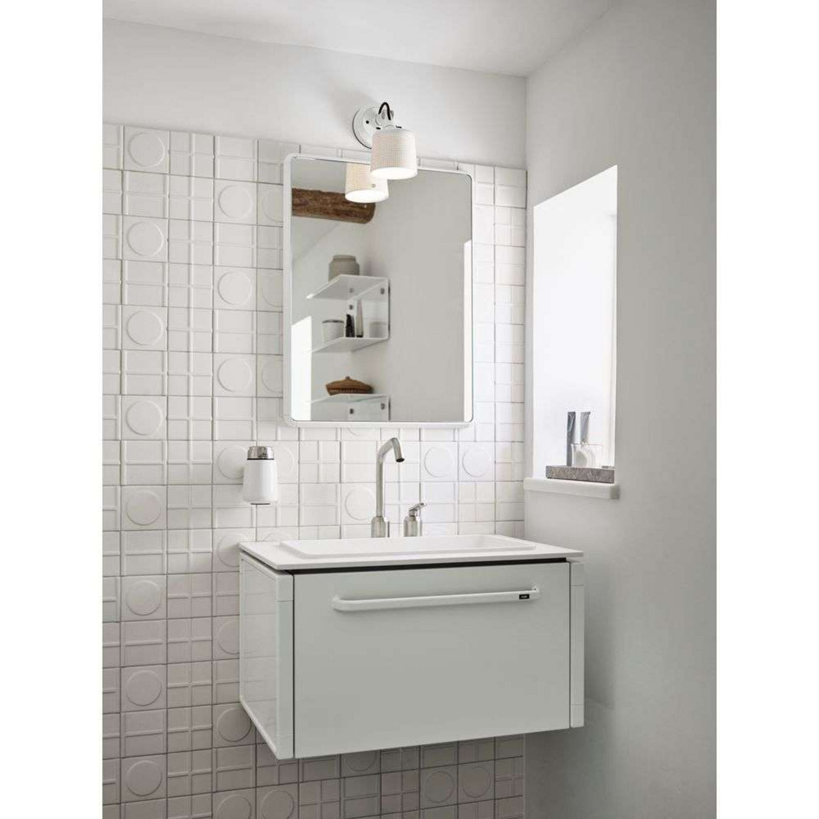 Vipp911 Mirror Small White - Vipp