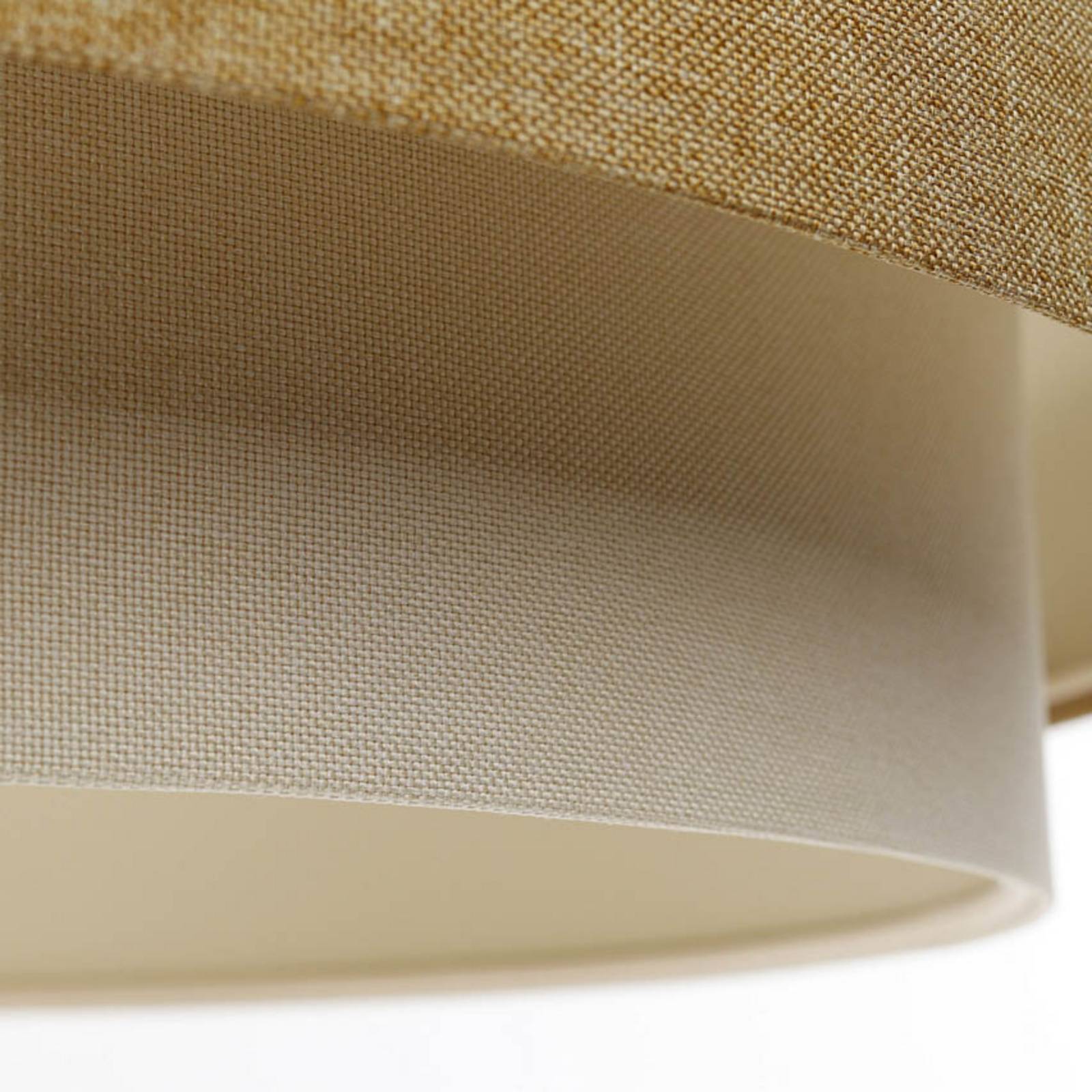 Lampa wisząca Boho Elegant, beżowy/kremowy, Ø 60 cm, tekstylna