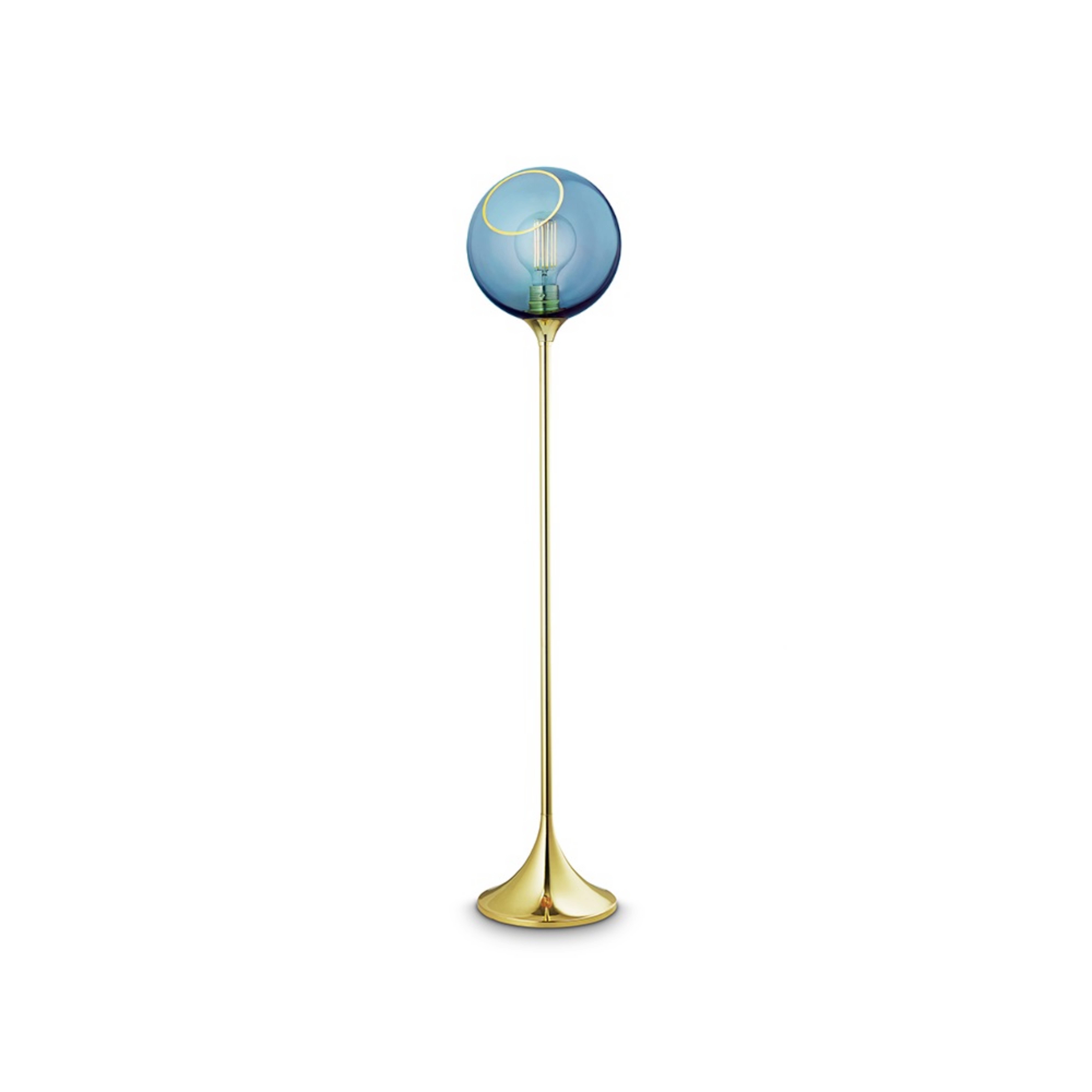Ballroom Lampadar Blue Sky/Gold - Design By Us