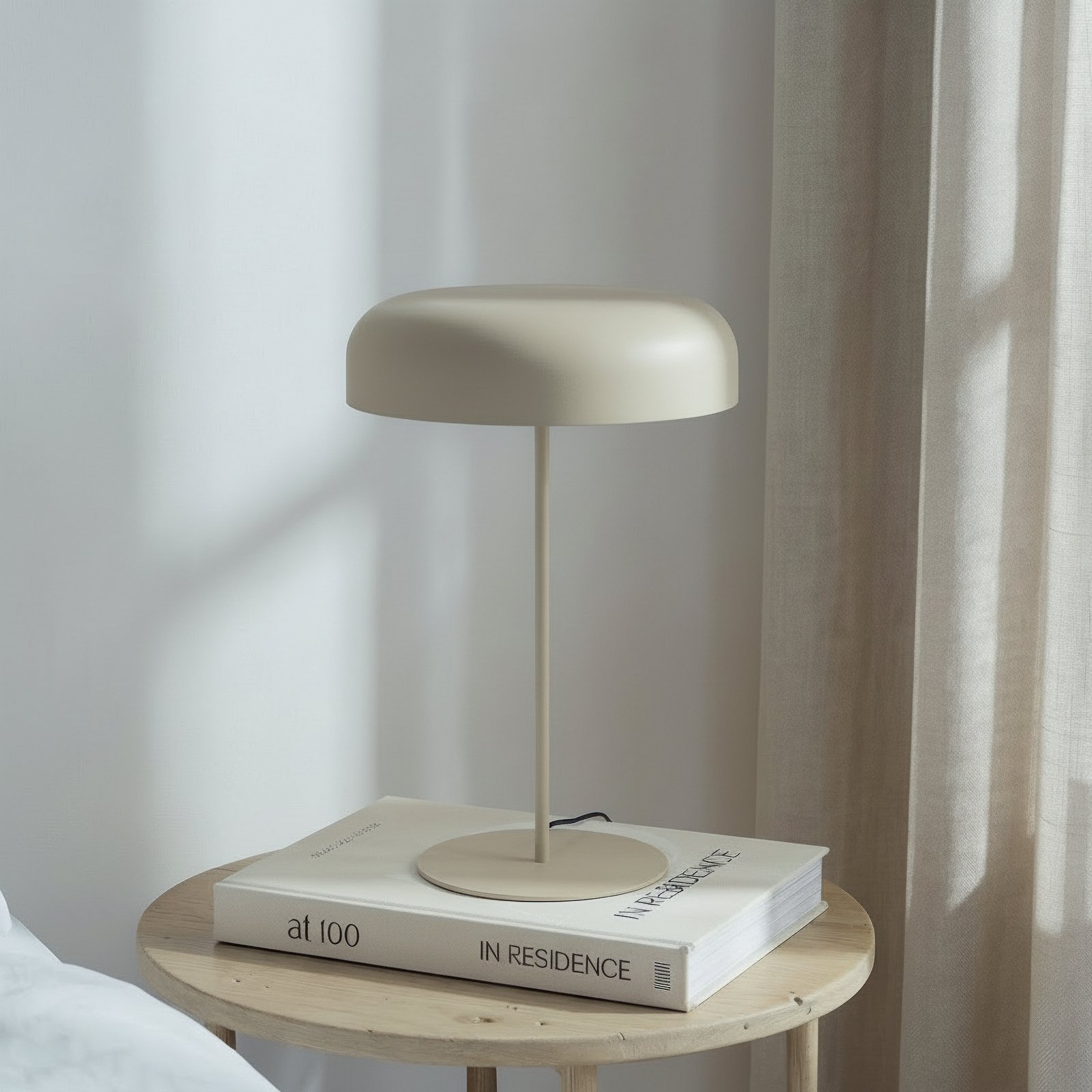 Edion Tischleuchte Beige - Lindby