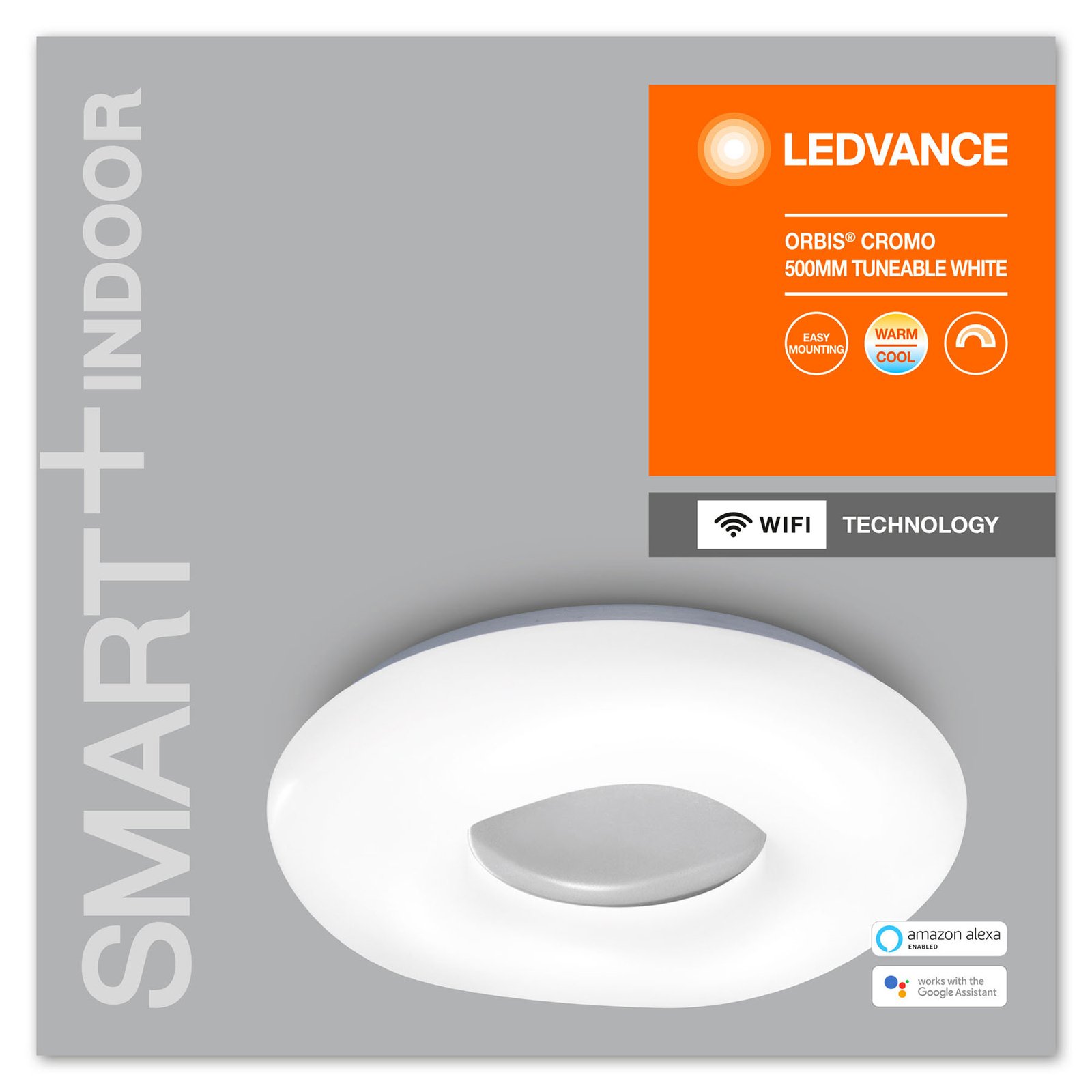 LEDVANCE SMART+ WiFi Orbis Cromo 3.000-6.500K 50cm