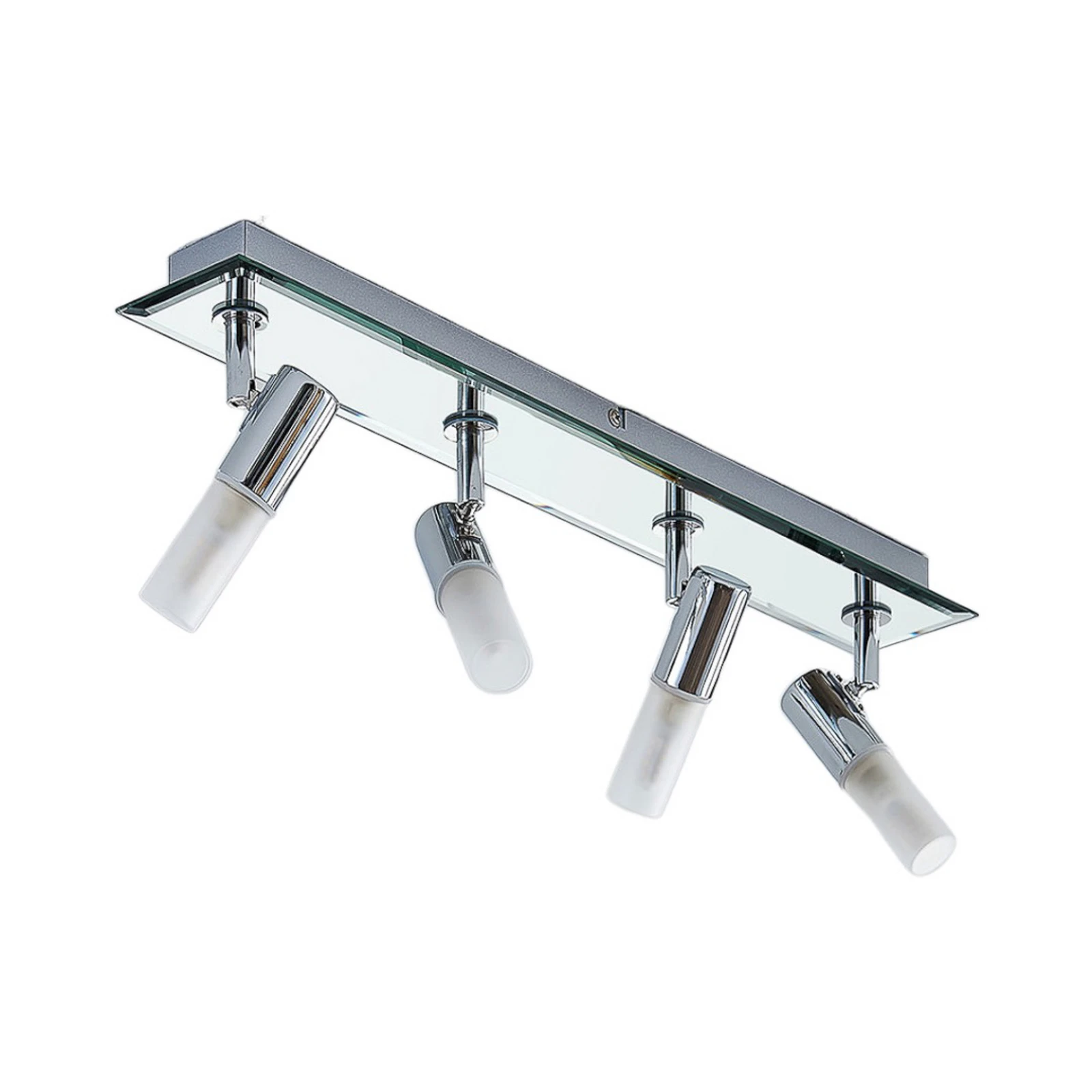 Lindby fürdőszobai spotlámpa Zela, 53 cm hosszú, króm, 4 lángú