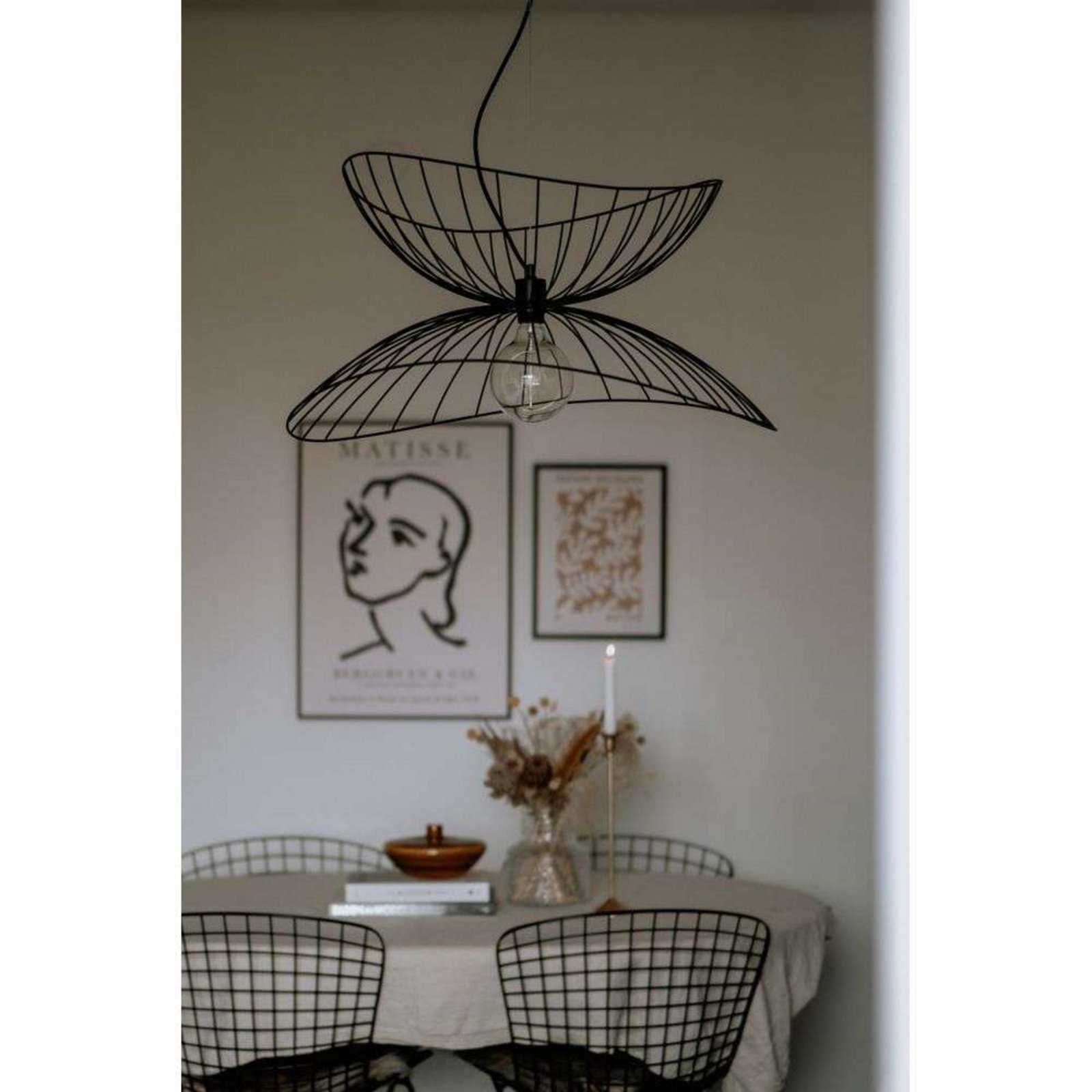 Globen Lighting Pendelleuchte RAY, schwarz, Ø 70 cm Globen Lighting Pendelleuchte RAY, schwarz, Ø 70 cm