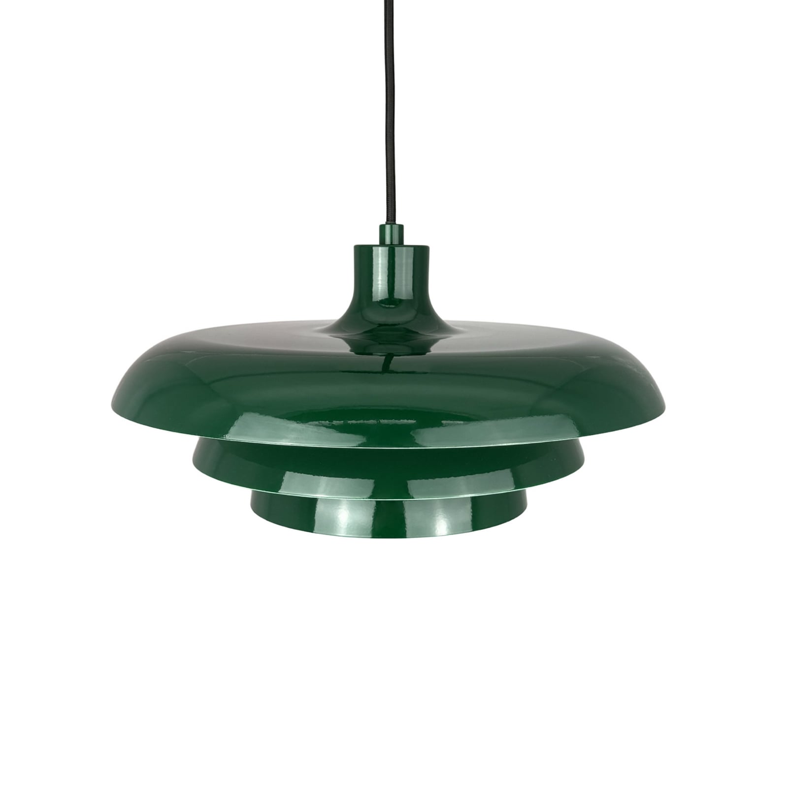 Ava hængelampe, mørkegrøn, metal, Ø 31 cm – Dyberg Larsen Ava hængelampe, mørkegrøn, metal, Ø 31 cm – Dyberg Larsen