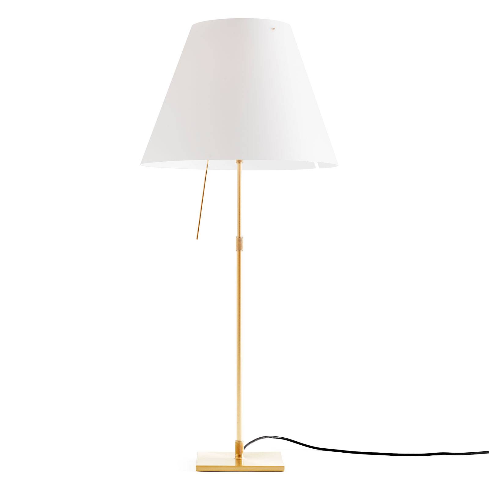 Luceplan Costanza Tischlampe D13 messing/weiß