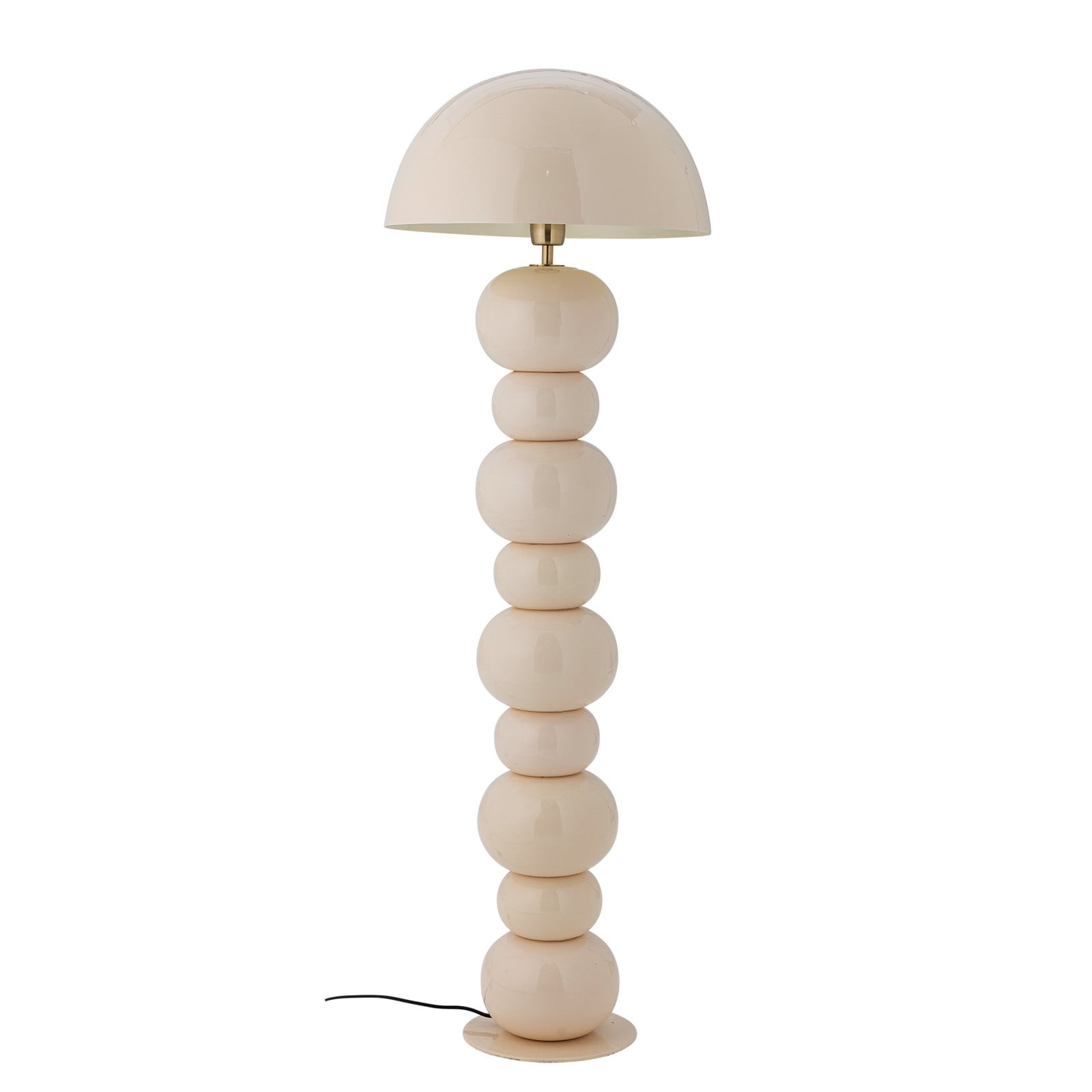 Cressida golvlampa, krämfärgad, höjd 137 cm – Bloomingville - Sovrum - Skandinavisk - Metall - Med lampskärm