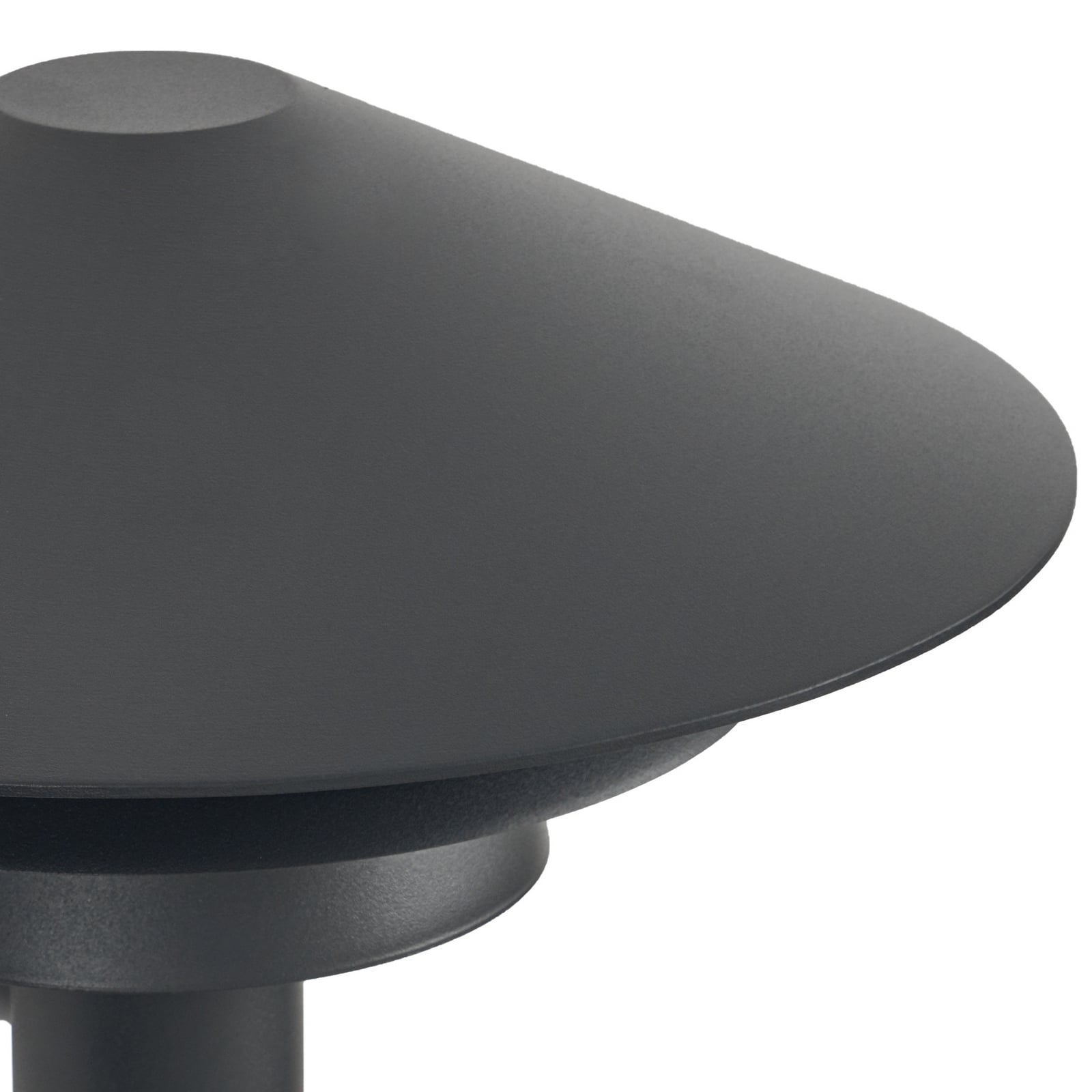 Lucande LED buiten wandlamp Montaro, antraciet, IP54 met sensor