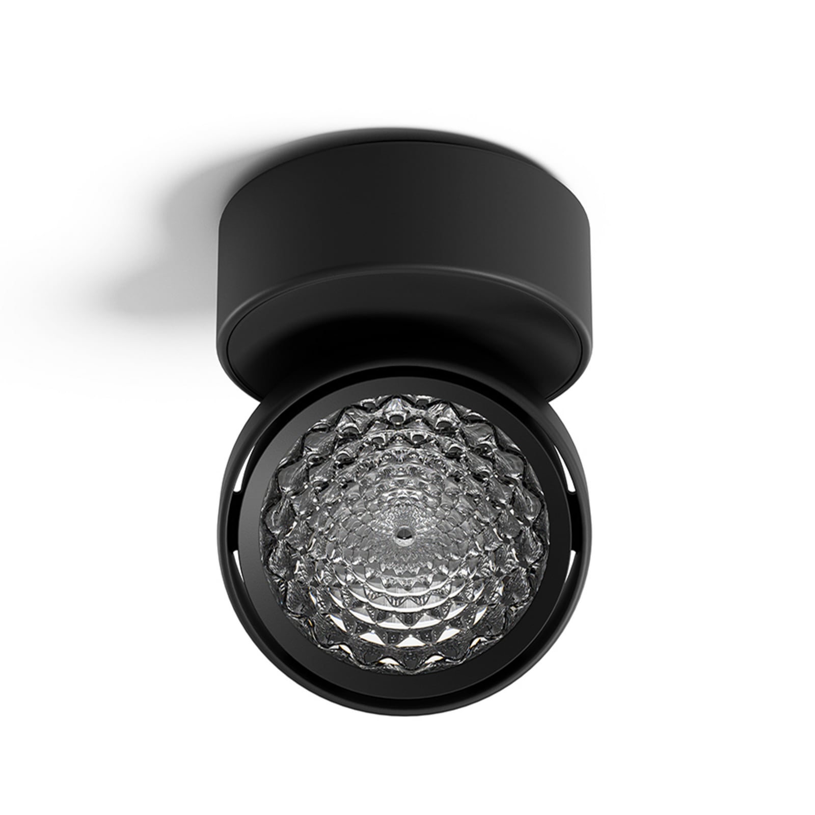 Spot pour plafond LED Nivo, noir, 36°, orientable, à intensité variable - Sigor