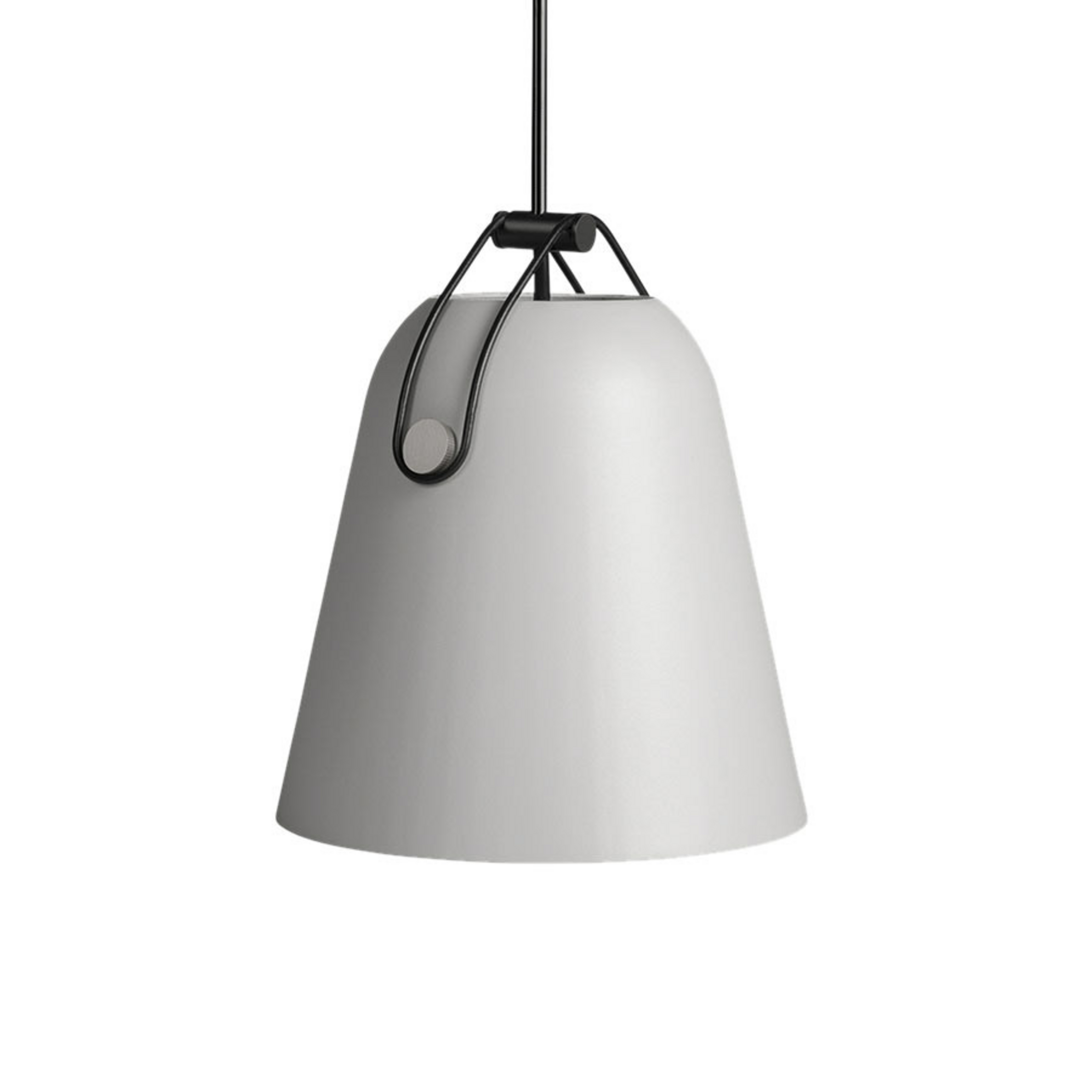 Lámpara colgante LEDS-C4 Napa, Ø 18 cm, gris
