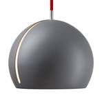 Nyta Tilt Globe hanglamp kabel 3m rood grijs