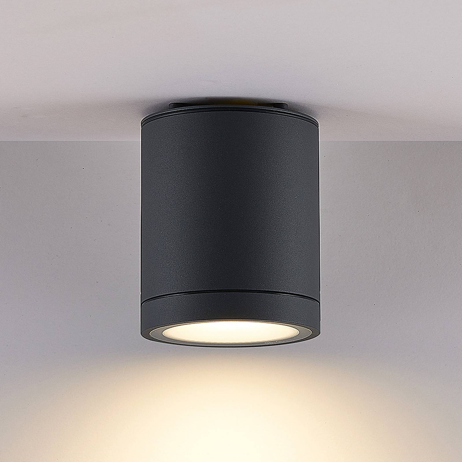 Molto Luce utendørs spot med LED Foris Round SD antrasitt aluminium