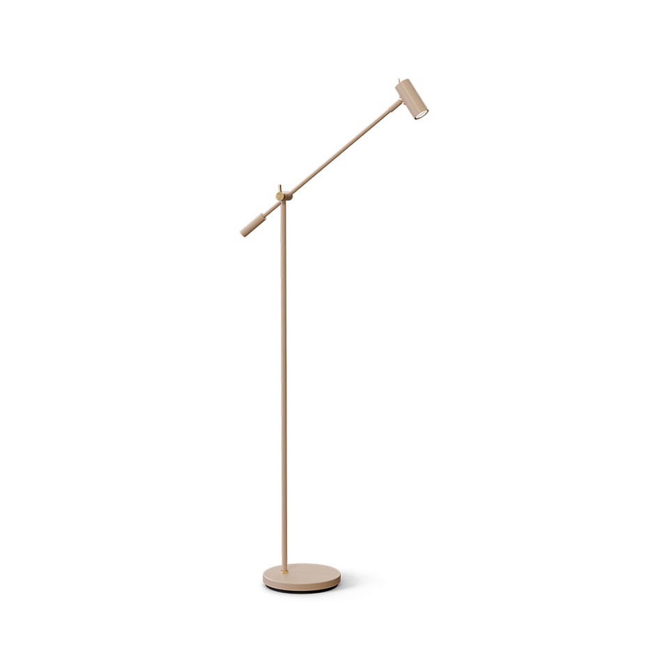 Belid Cato Golvlampa Dim. Nougat/Mässing, beige från Belid