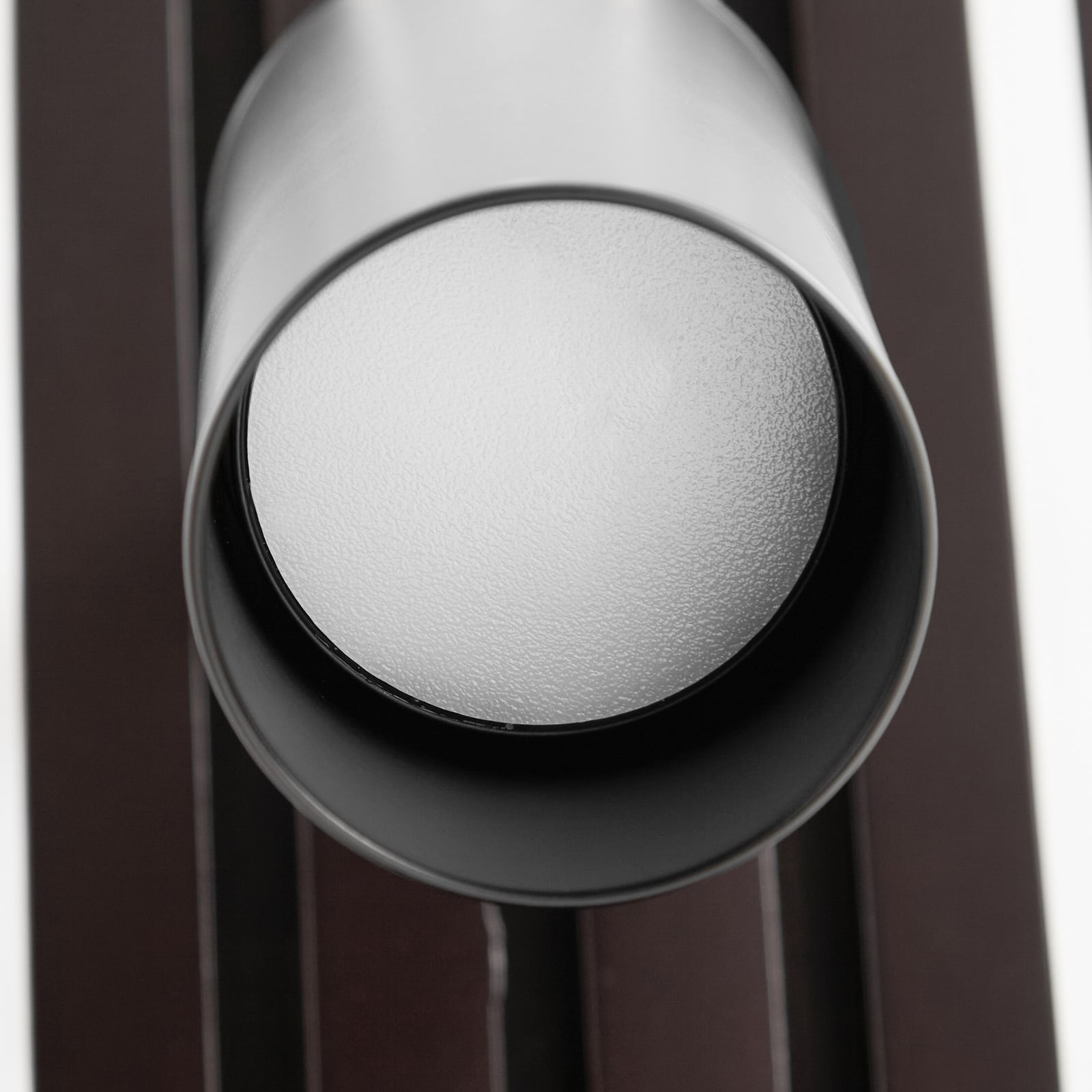 Candeeiro de parede LED Tiron, altura 35 cm, carvalho, USB - Lucande