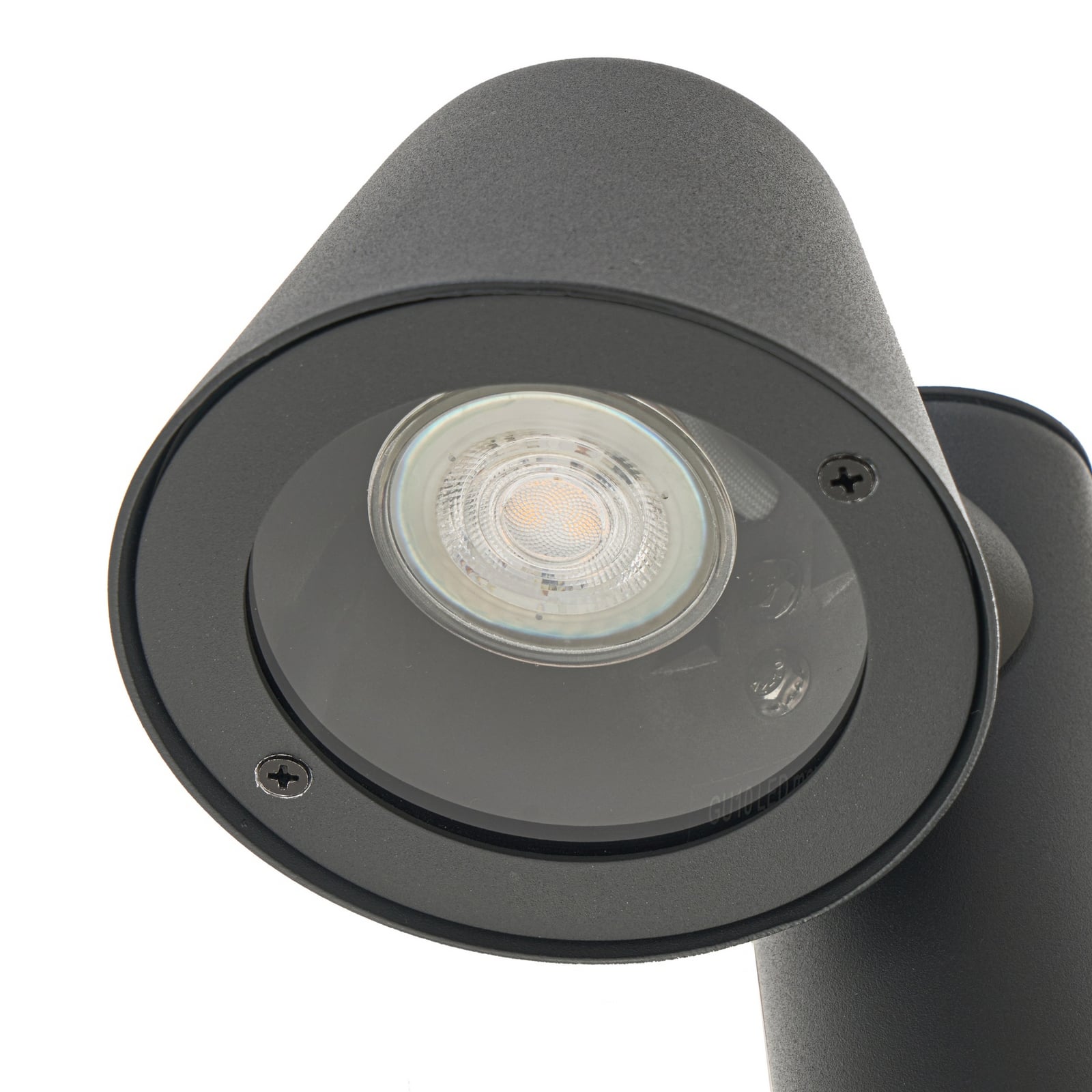 Ileyna Wegeleuchte, 2-flammig, anthrazit, 100 cm - Lindby