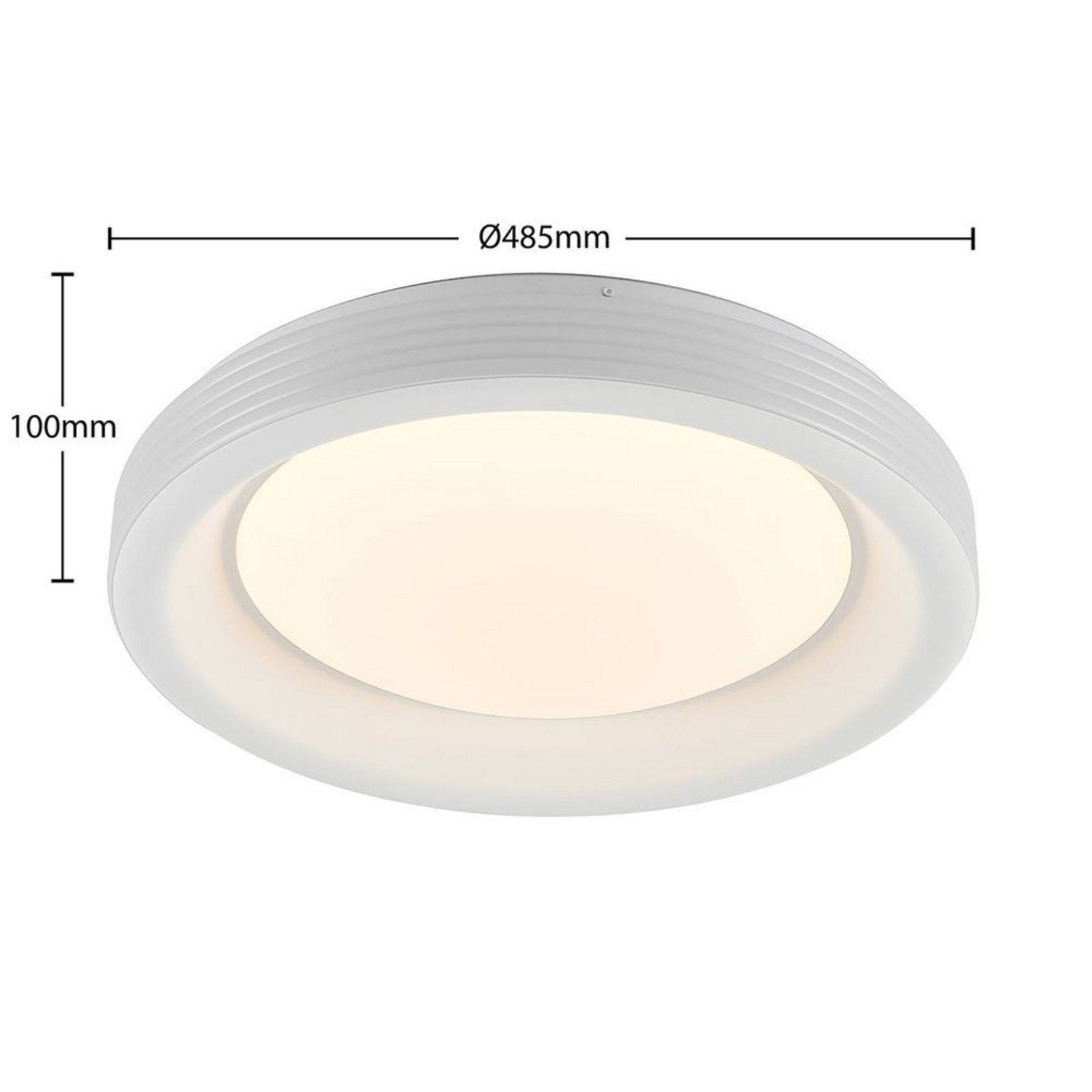 Inarum LED Plafonieră RGB CCT Dim. White - Lindby