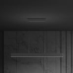 Maytoni LED pendant light Step, white, 118.5 cm, 3,000 K, aluminium