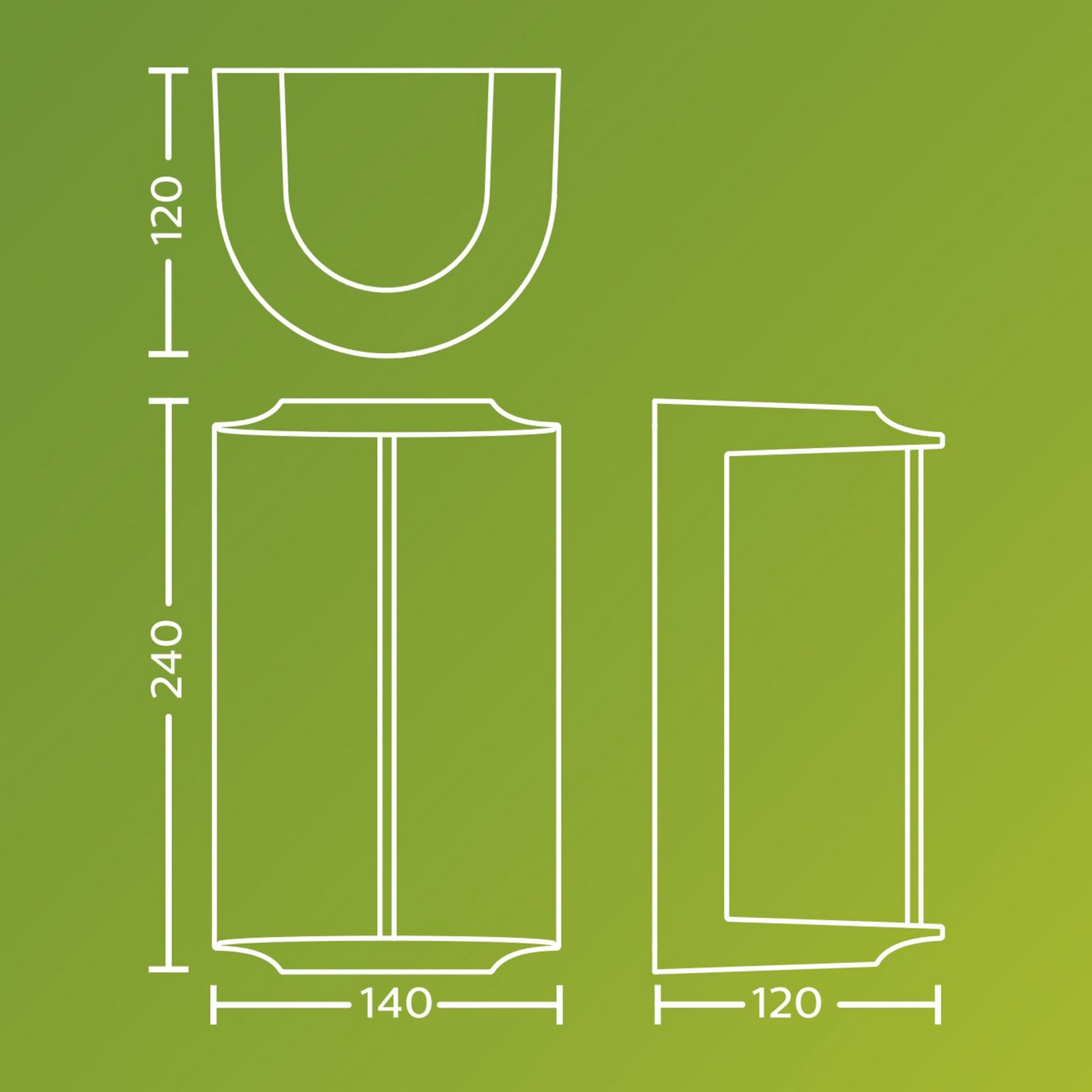 Philips LED outdoor wall light Reese UE, anthracite, aluminium, IP44