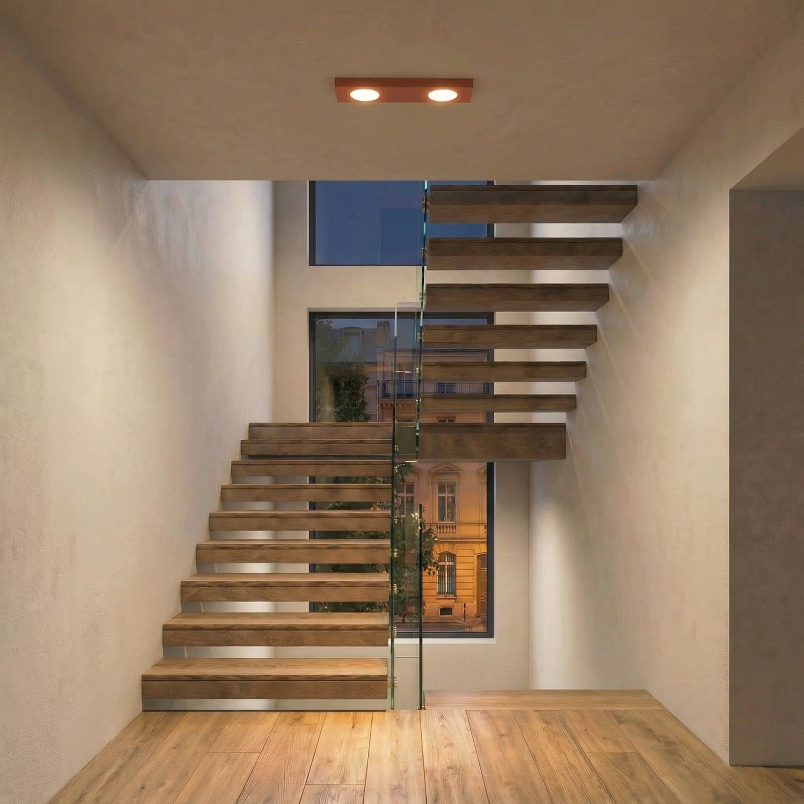 Plafonnier Hero, rouge, 2 lampes, 35 x 12 cm, métal, GX53