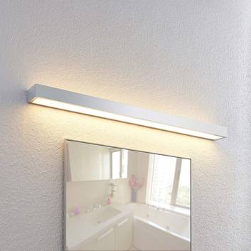 Lindby Layan aplique LED para baño, cromo, 90 cm