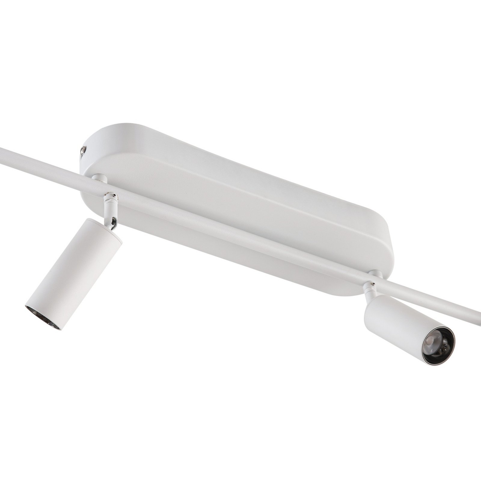 Lindby Eldrin LED ceiling light, 6-bulb, spots, white