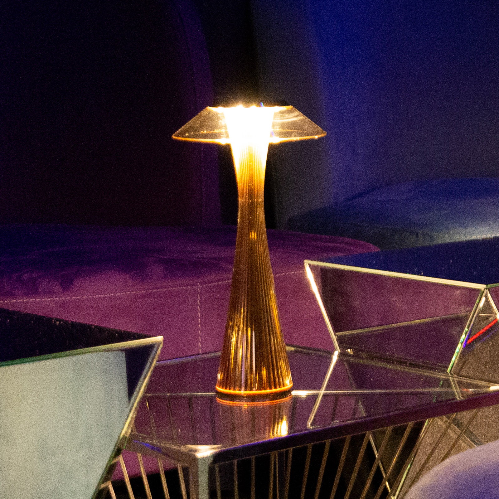 Kartell Space - lampe à poser designer LED, doré