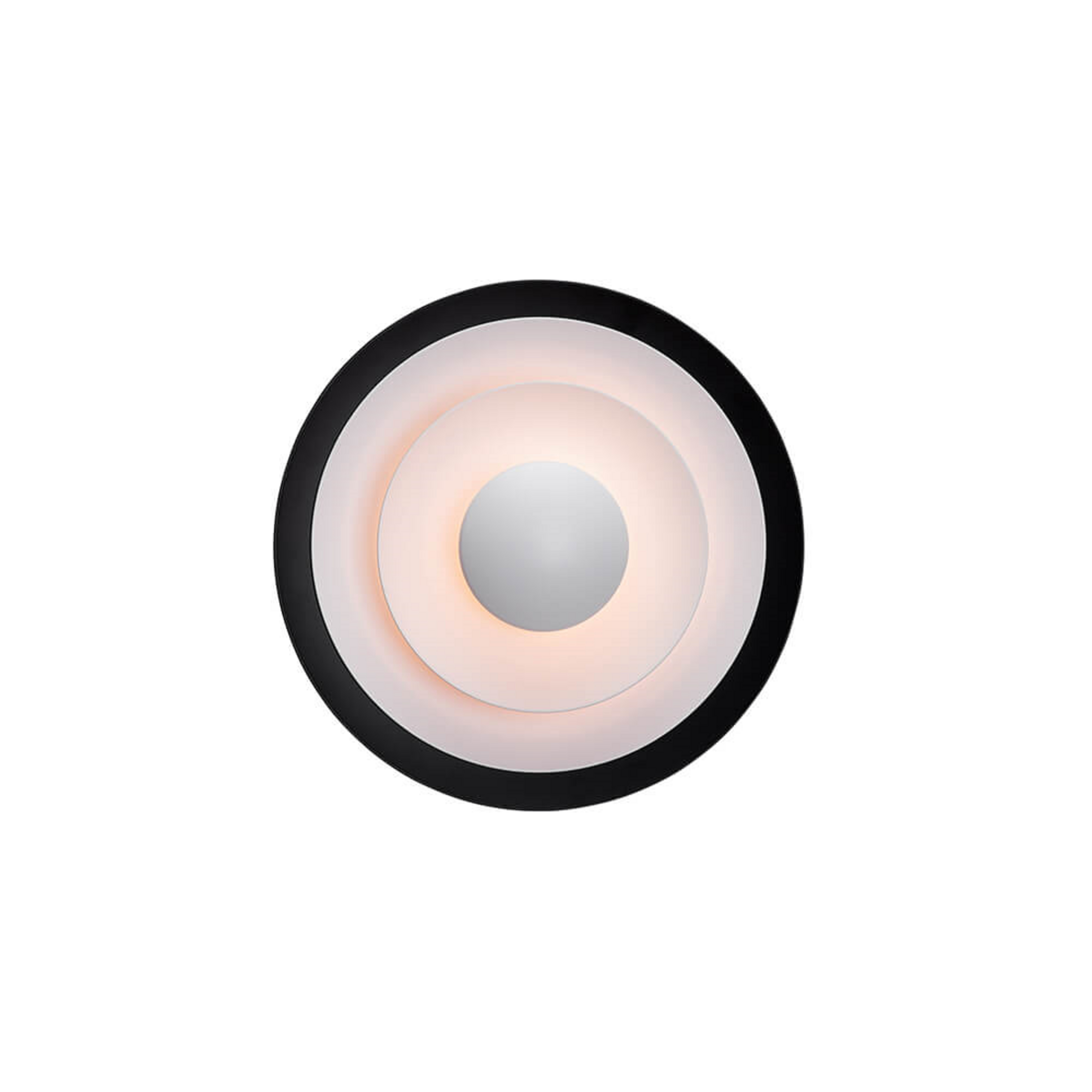 Diablo LED-Wandleuchte, rot/schwarz, Ø 30 cm - Belid