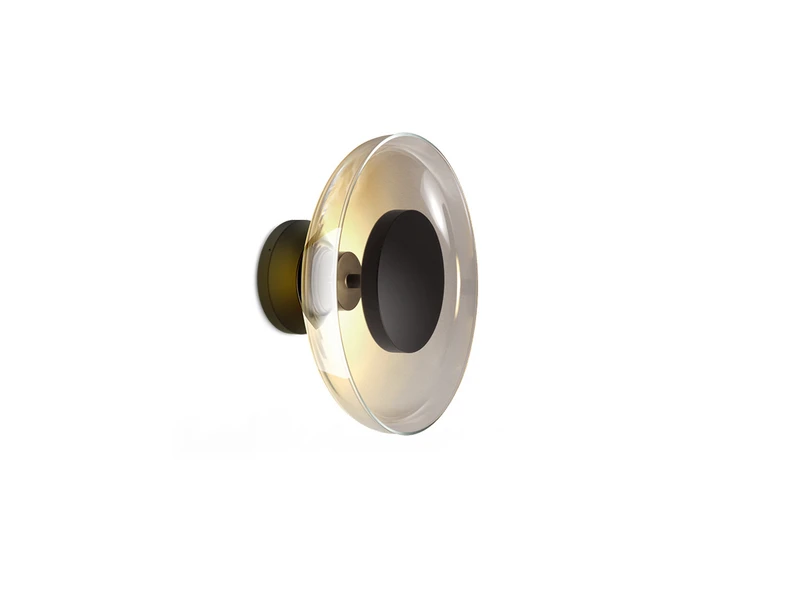 MARSET – Aura Plus Wandleuchte w/Canopy Transparent Smoked