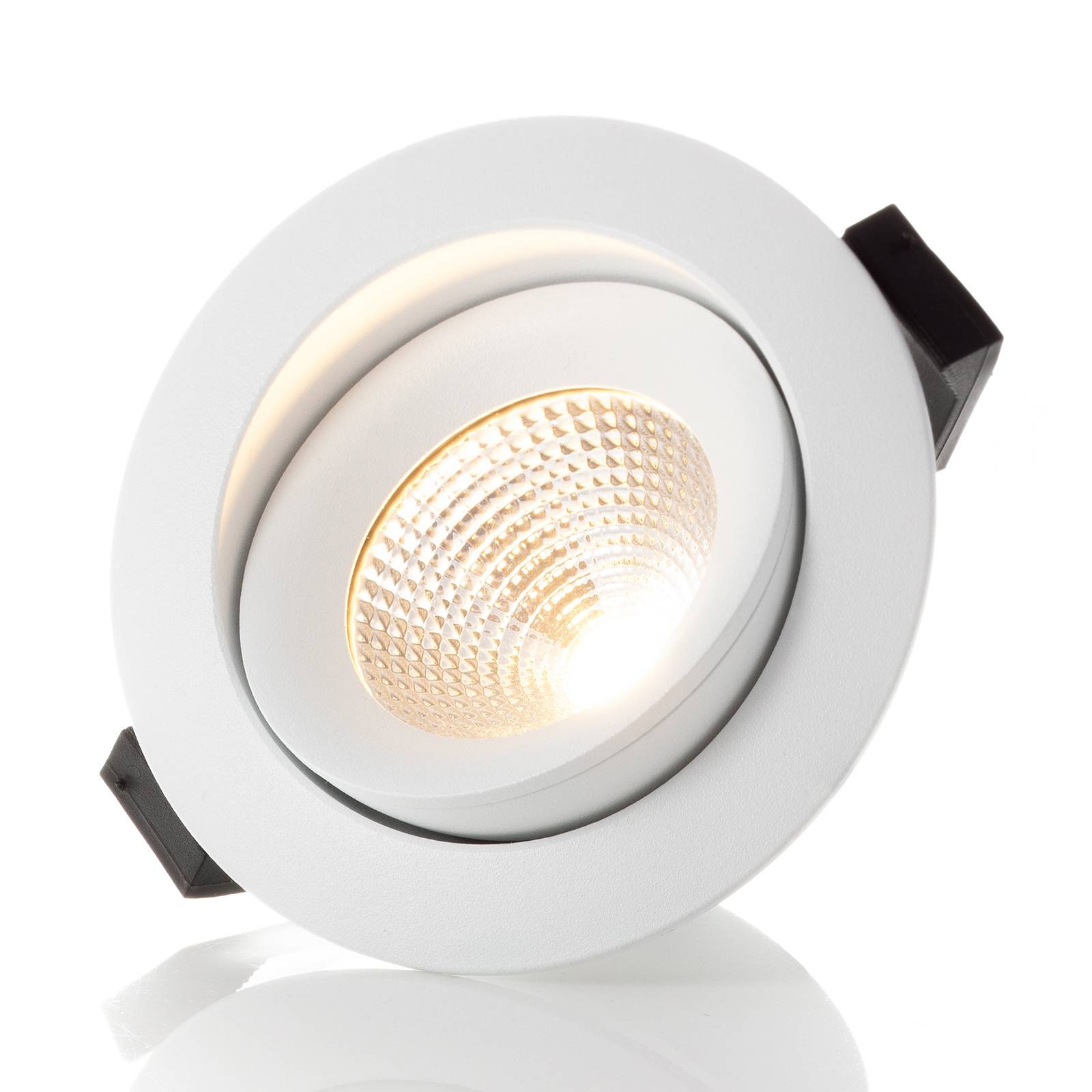 SLC One 360° LED-indbygningslampe hvid 2.700K