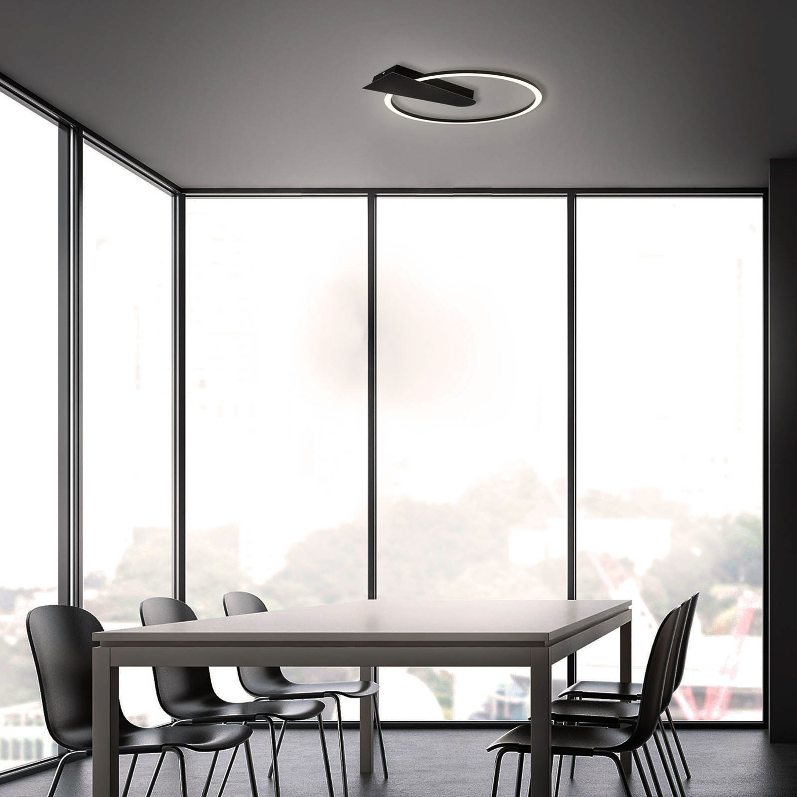 Nico LED ceiling light, 3,000 K, round