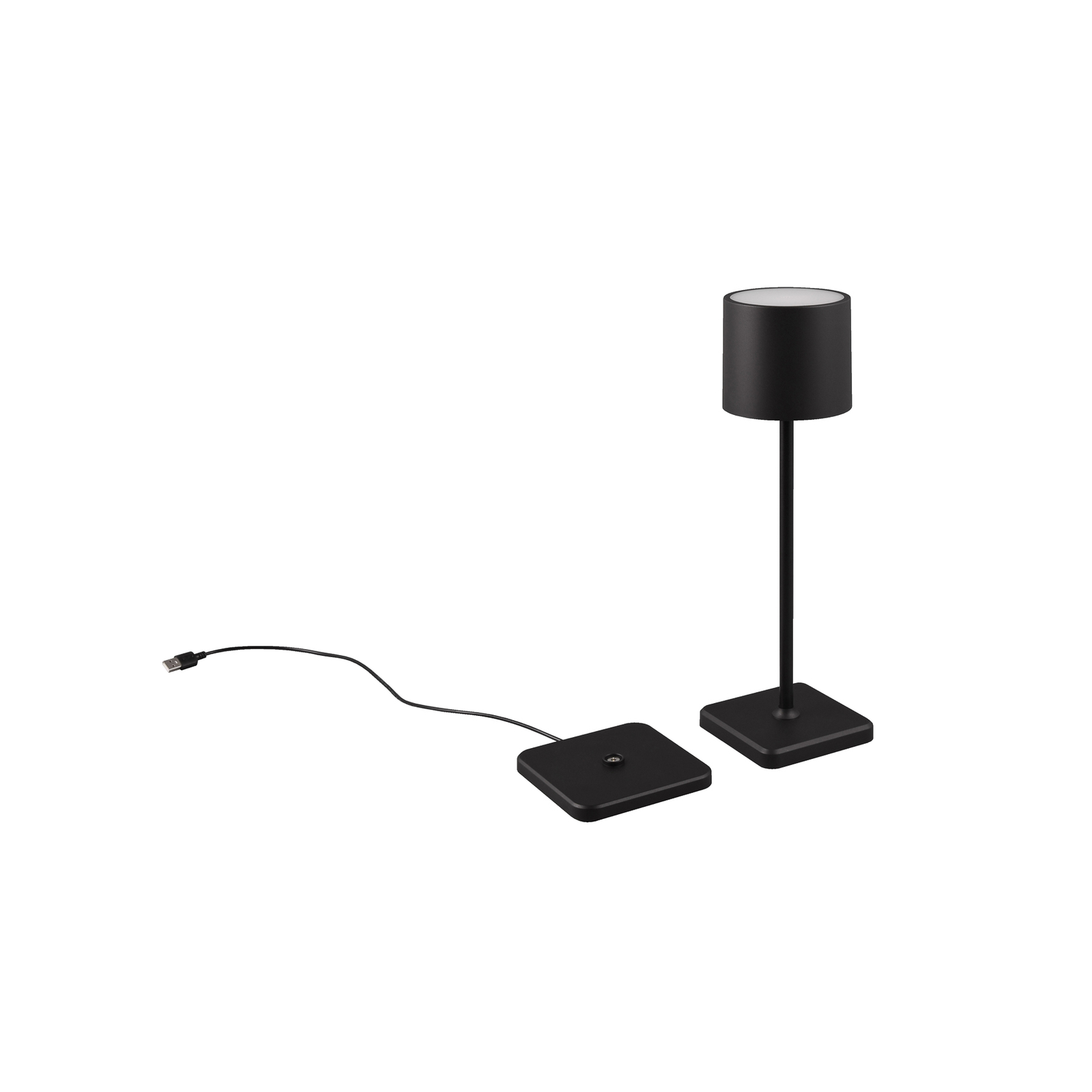 LED-bordlampe Fernandez, dimmer og CCT svart