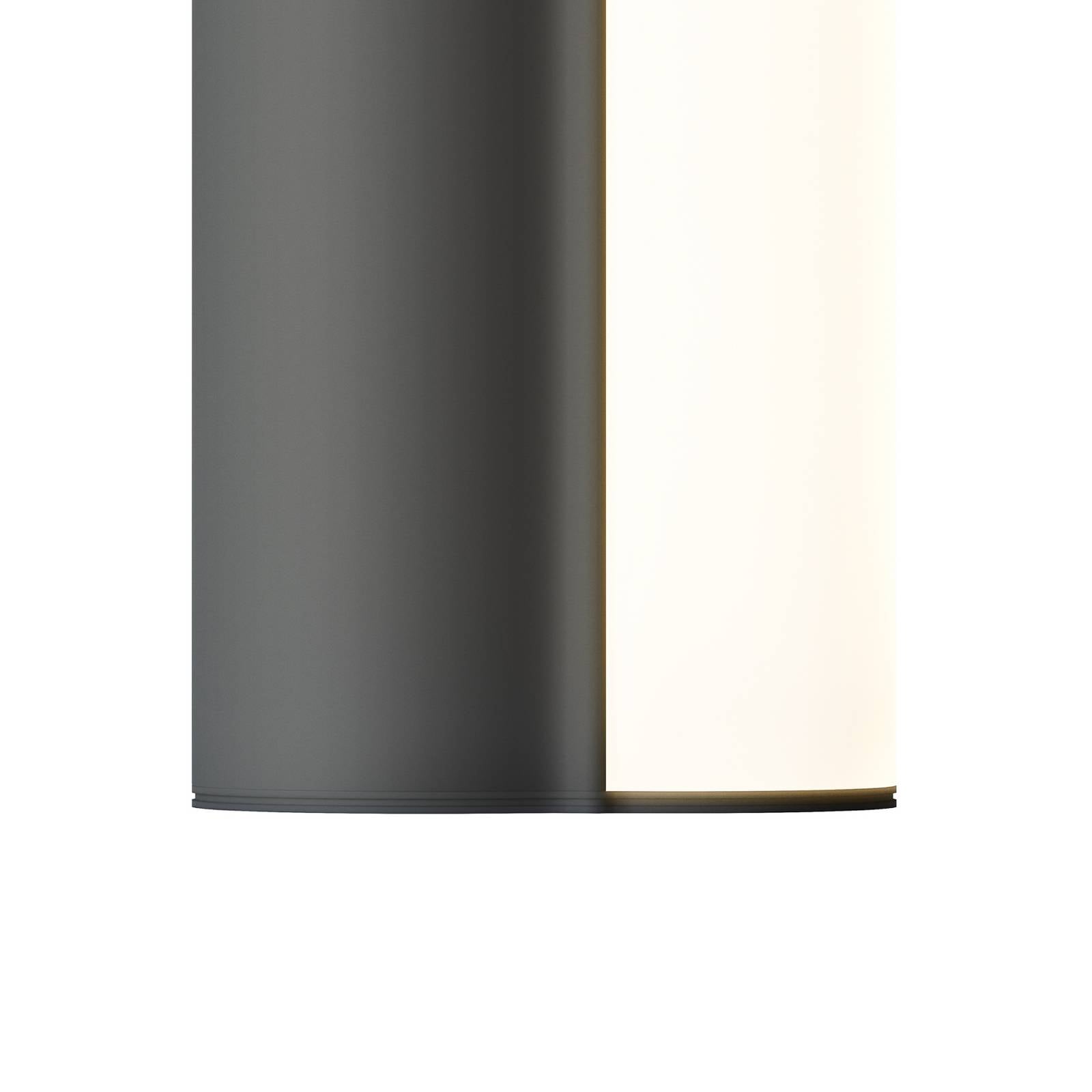 Lampa stołowa LED z akumulatorem Asym, czarna, metalowa, 2700 K, 2 W