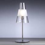 TECNOLUMEN Walter Schnepel table lamp, clear/matt