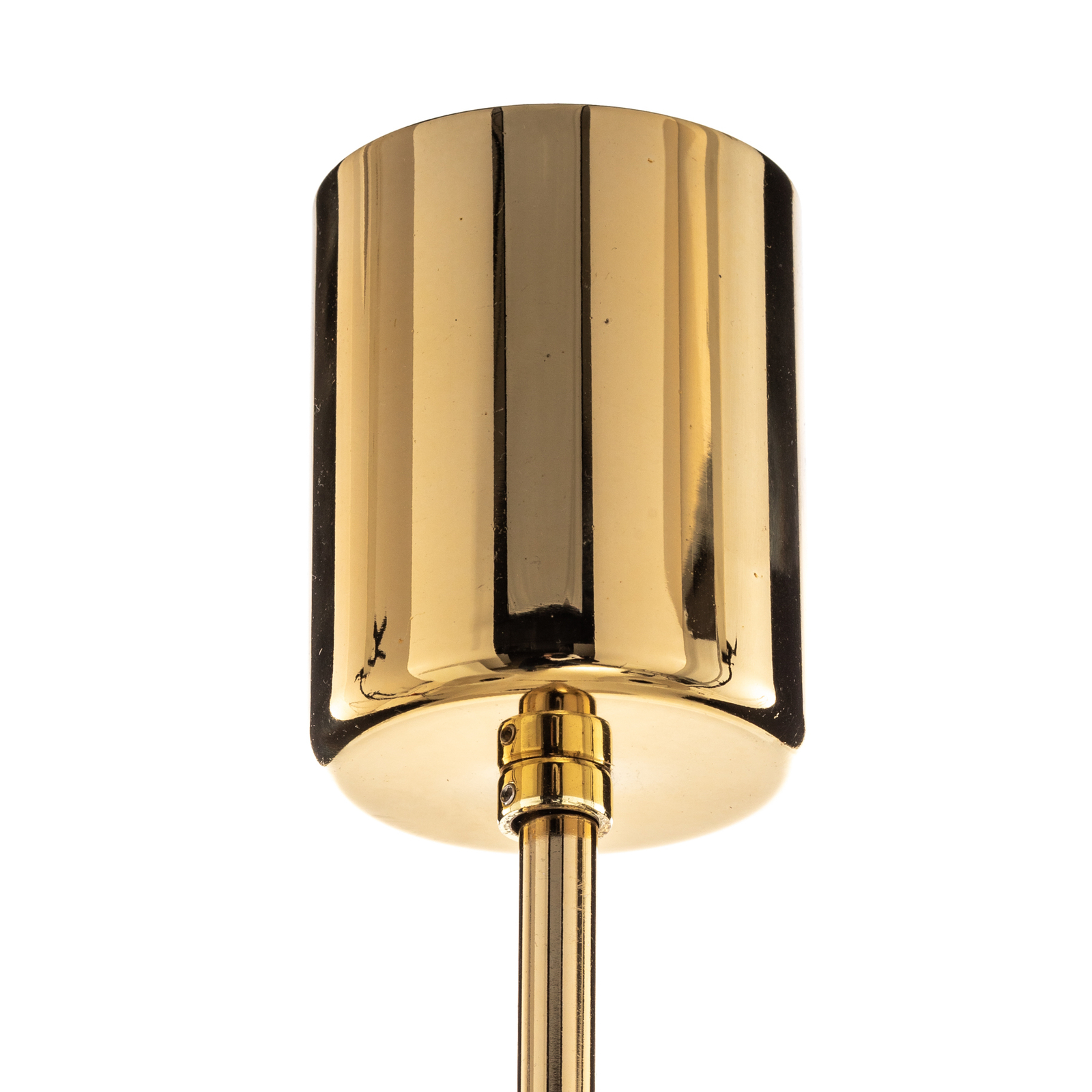 Polo Plus pendant light three-bulb brass/cream