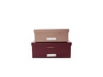 Keep Storage 2pcs. Bordeaux/Rosa - House Doctor