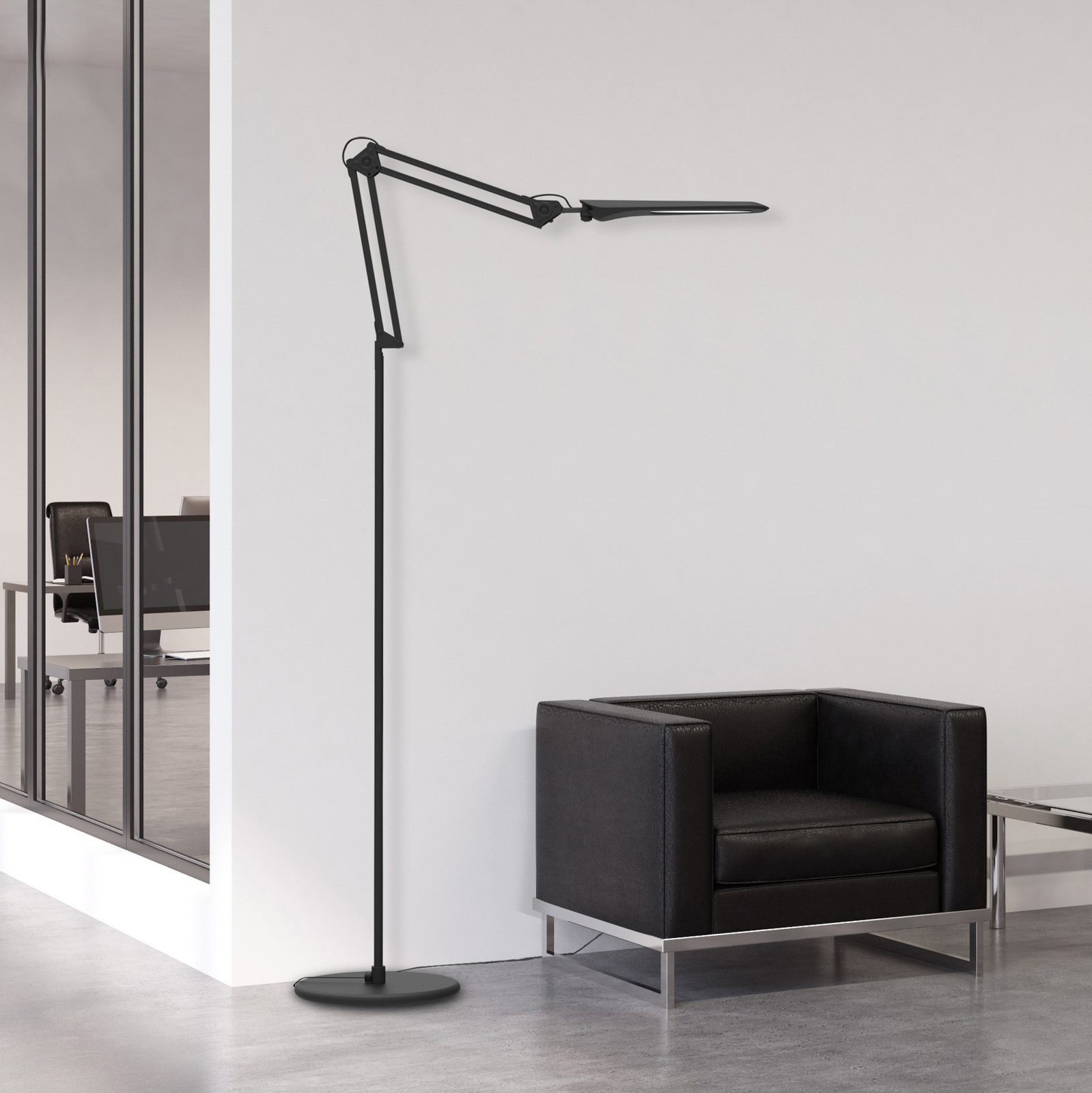 Piantana Regolabile In Altezza 50-100 Cm Con Cornice Porta Immagine A4 – Metallica E Trasparente, Per Espositori